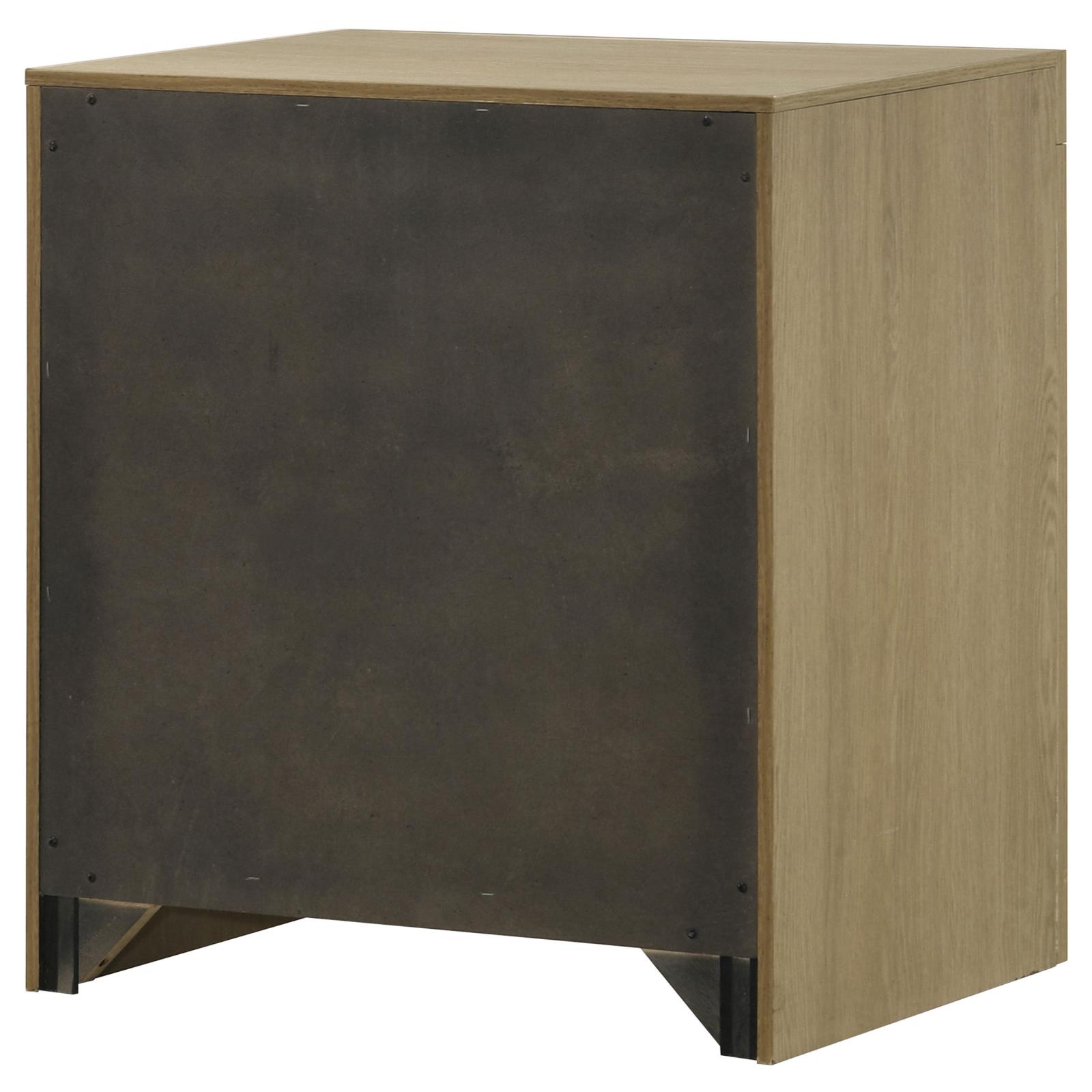 Hendricks 1-drawer Nightstand Bedside Table with Cubby Light Oak - Image 8