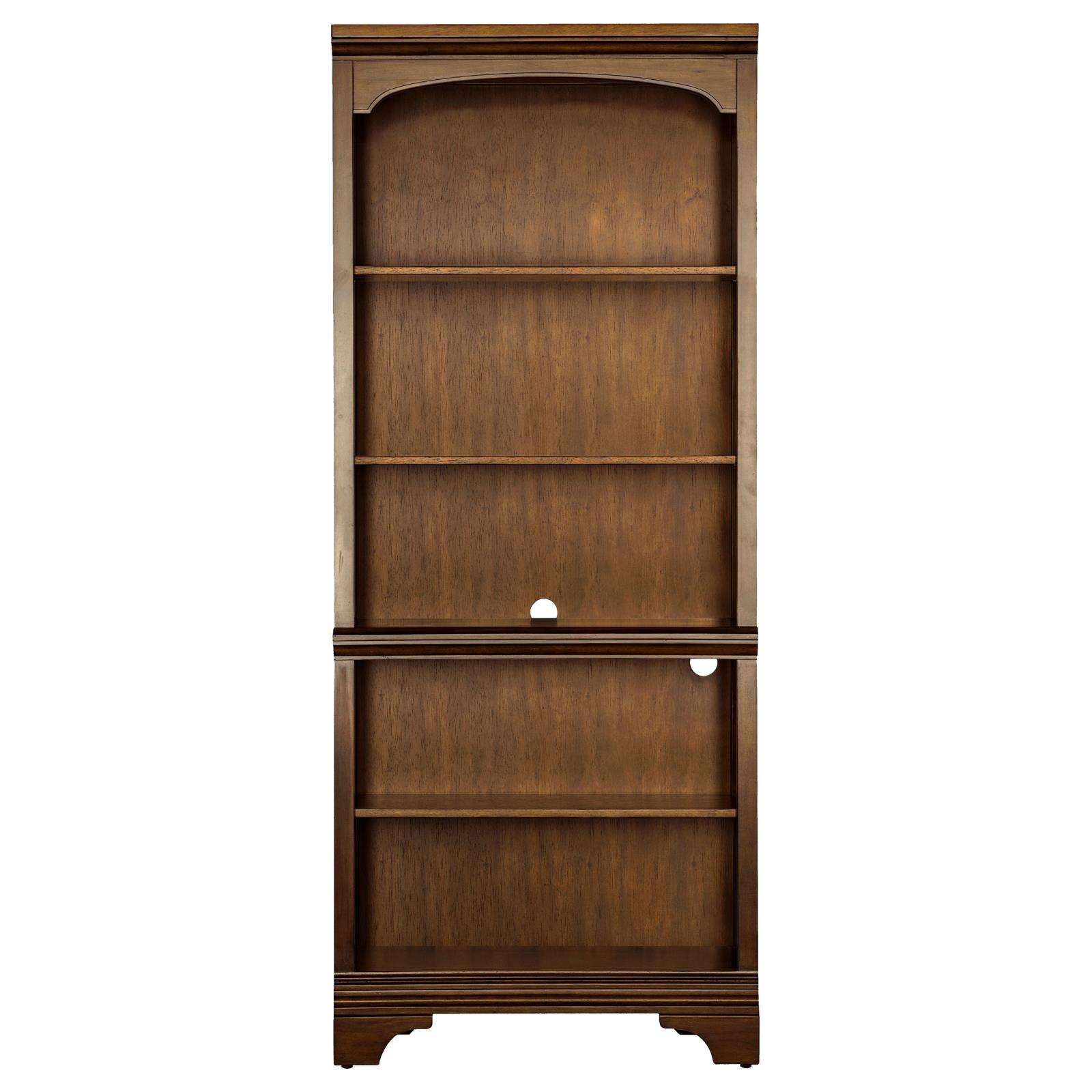 Hartshill 78-inch 5-shelf Bookcase Burnished Oak - Image 3
