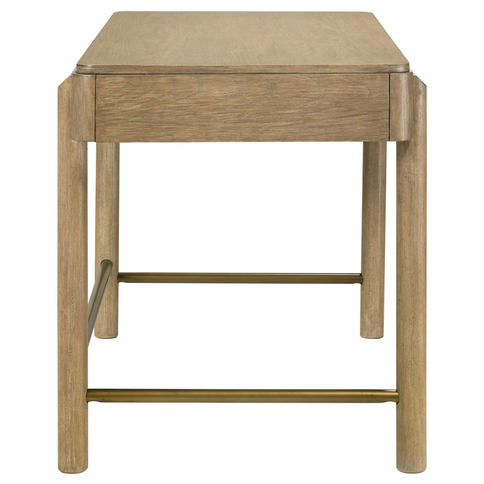 Arini 2-drawer Vanity Desk Makeup Table Sand Wash - Image 5