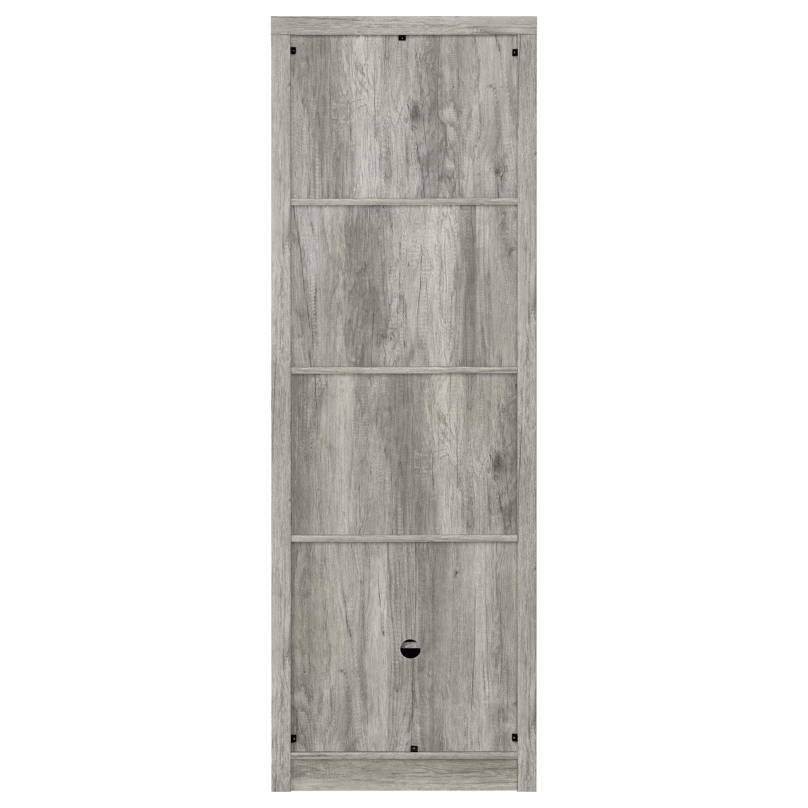 Burke 3-piece 59-inch TV Entertainment Center Grey Driftwood - Image 14