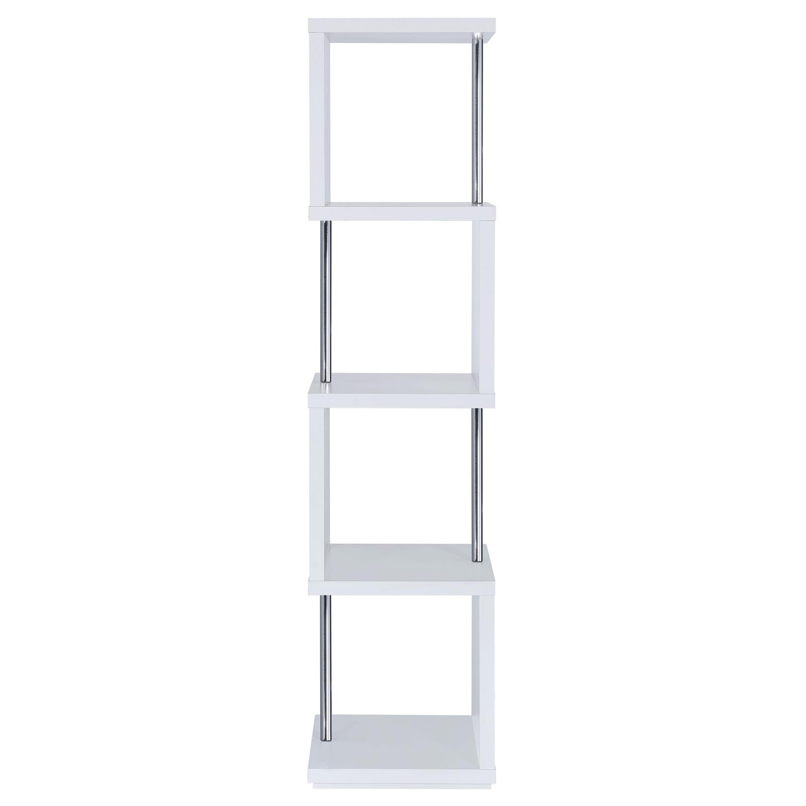 Baxter 67-inch 4-shelf Bookshelf - Image 9