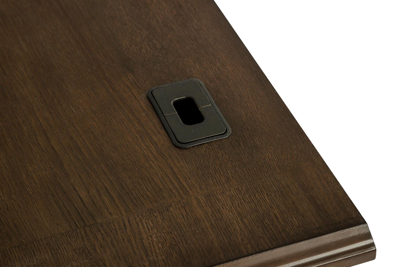 Hartshill 66-inch 5-drawer Credenza Office Desk Burnish Oak - Image 15