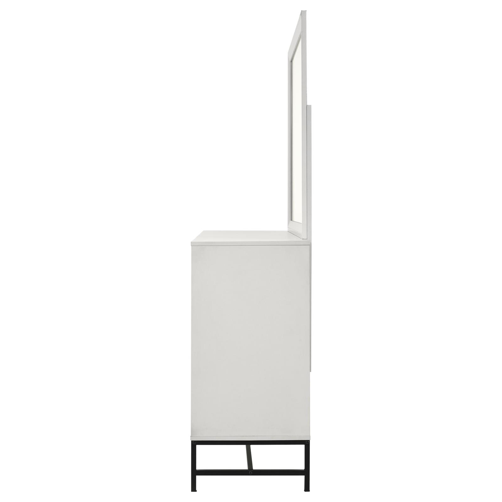 Sonora 6-drawer Dresser with Mirror White - Image 5