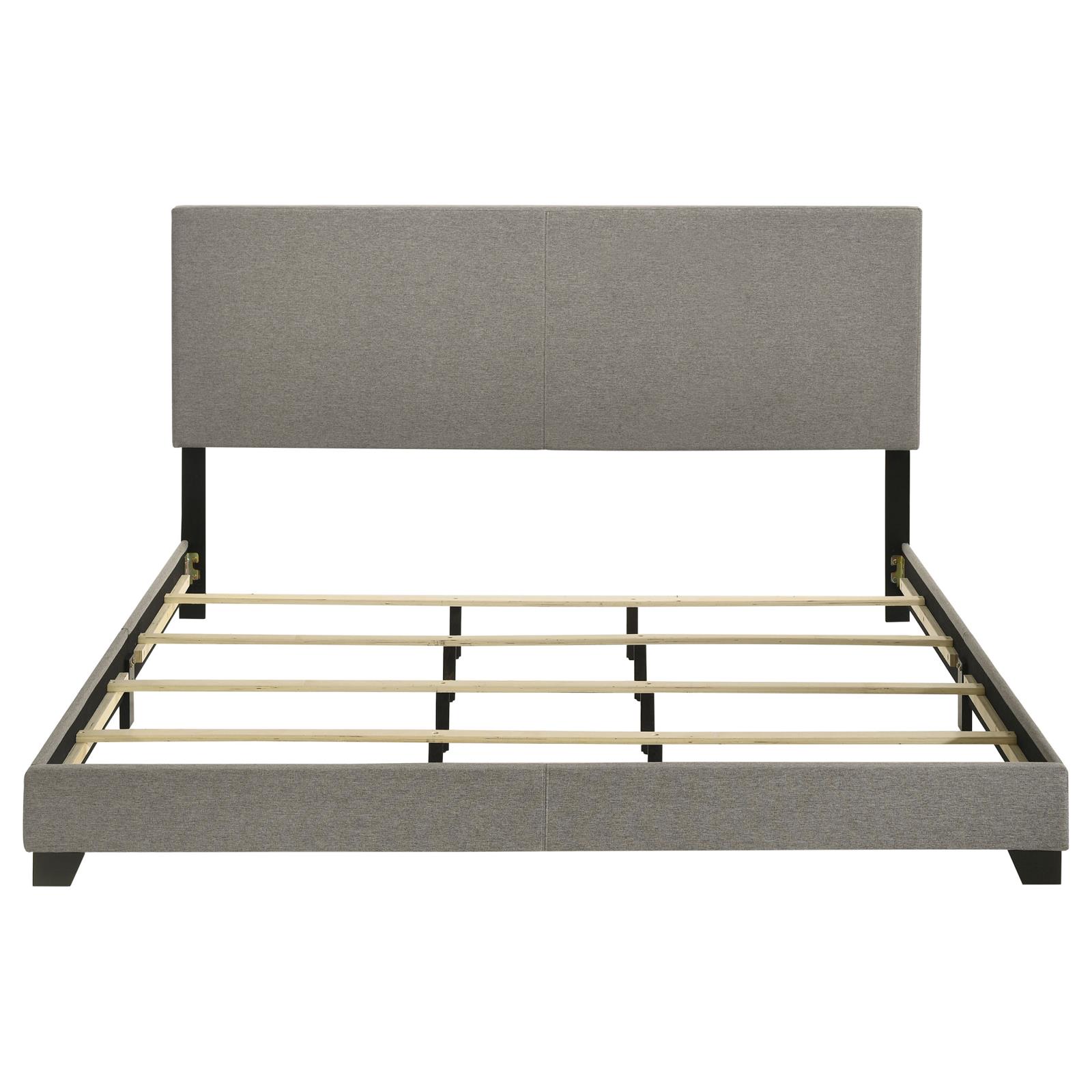 Dorian Fabric Upholstered Eastern King Panel Bed - Image 4