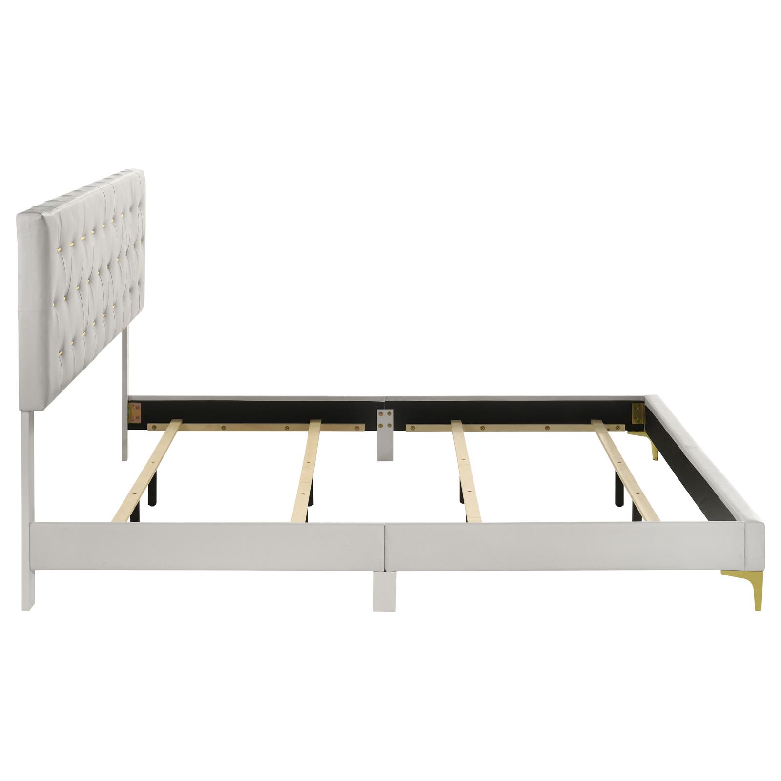 Kendall Upholstered Eastern King Panel Bed - Image 6