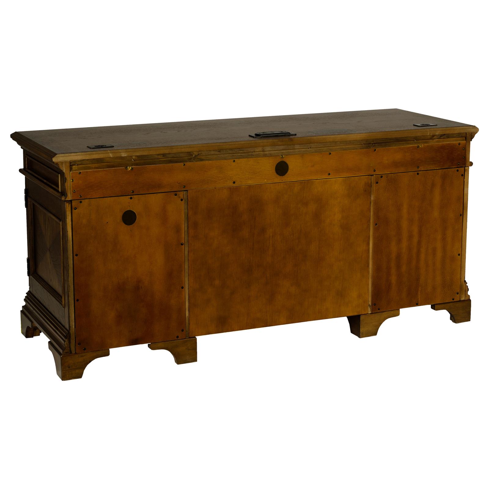 Hartshill 66-inch 5-drawer Credenza Office Desk Burnish Oak - Image 6