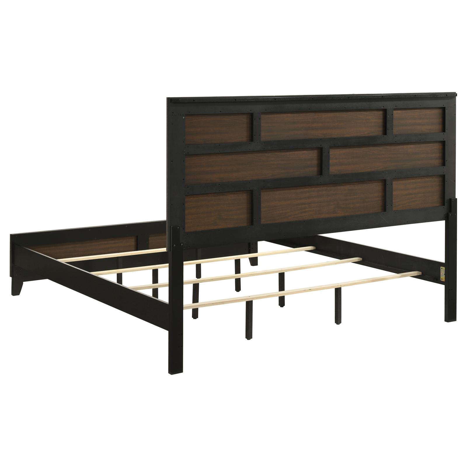 Watson Wood Eastern King Panel Bed Grey Oak - Image 5