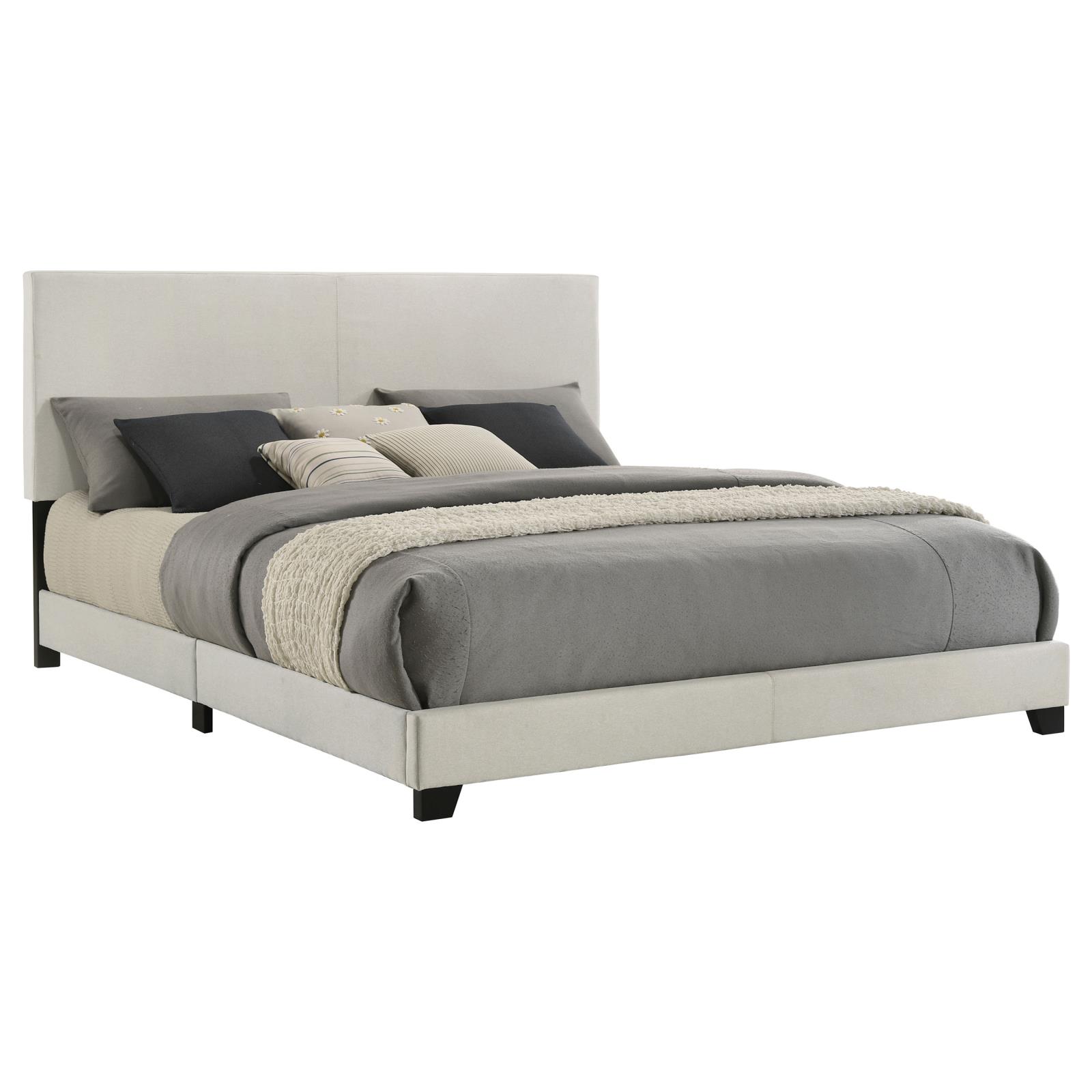 Dorian Fabric Upholstered Eastern King Panel Bed - Image 9