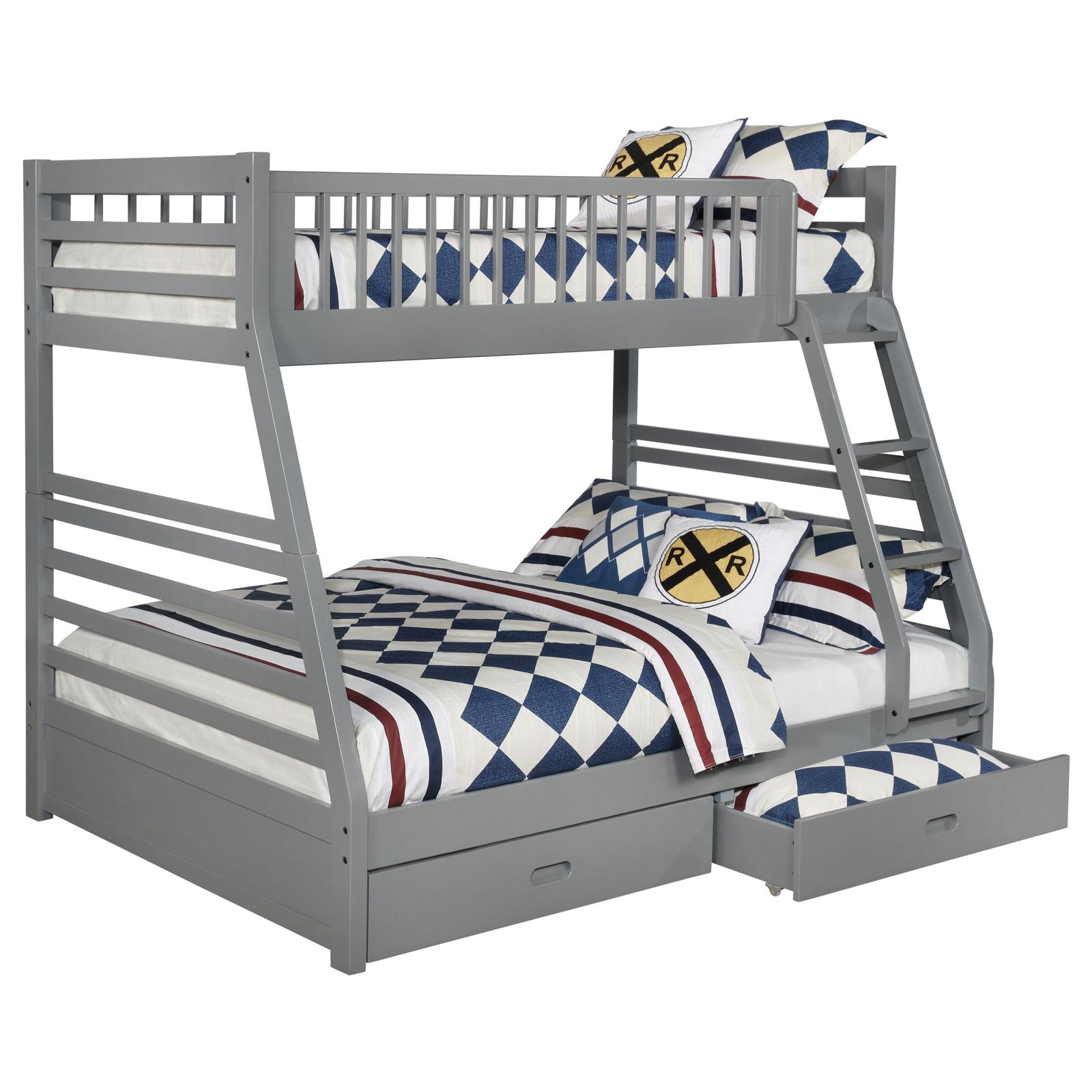Ashton 2-drawer Wood Twin Over Full Bunk Bed - Image 15