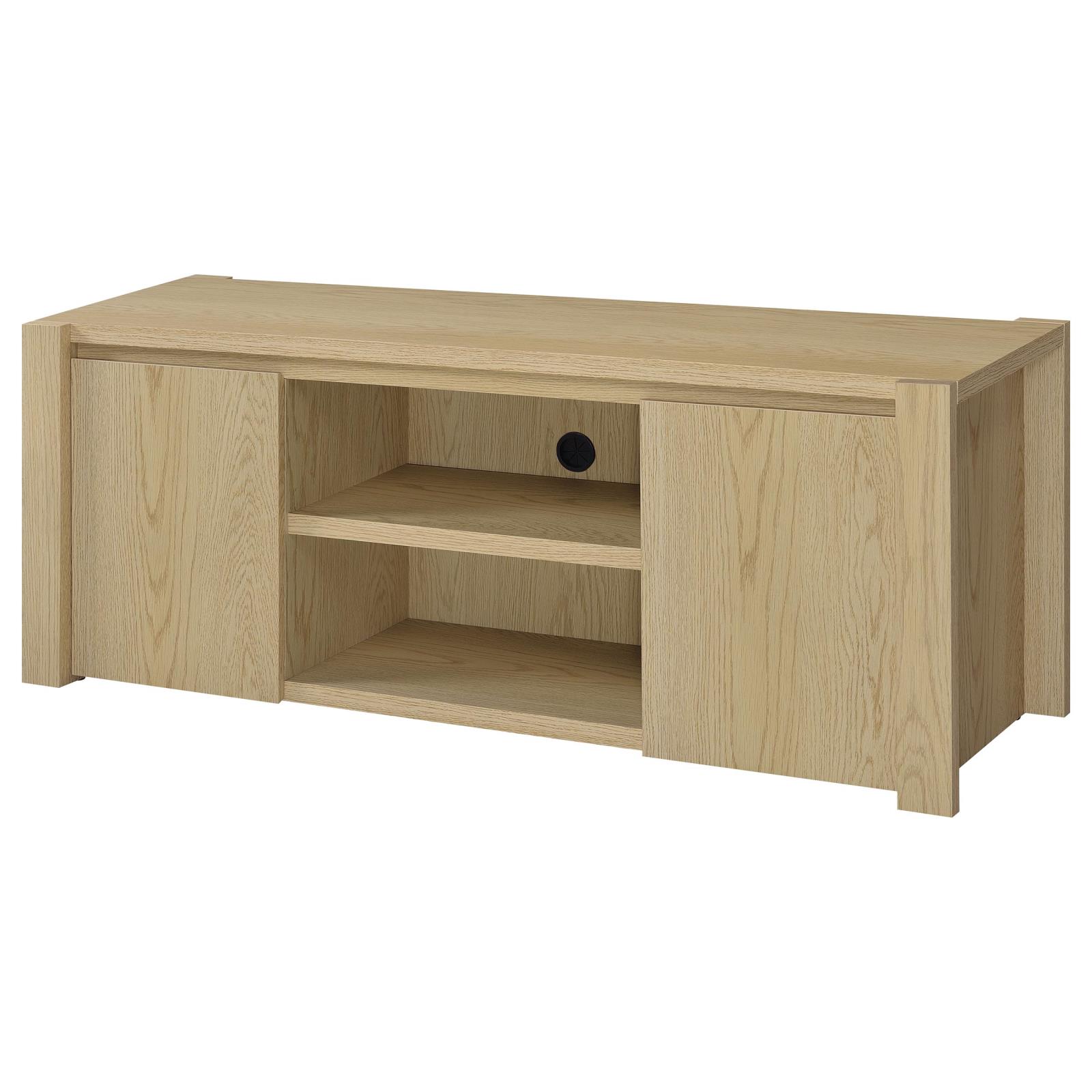 Laurelton 3-piece Entertainment Center TV Stand Light Oak - Image 6