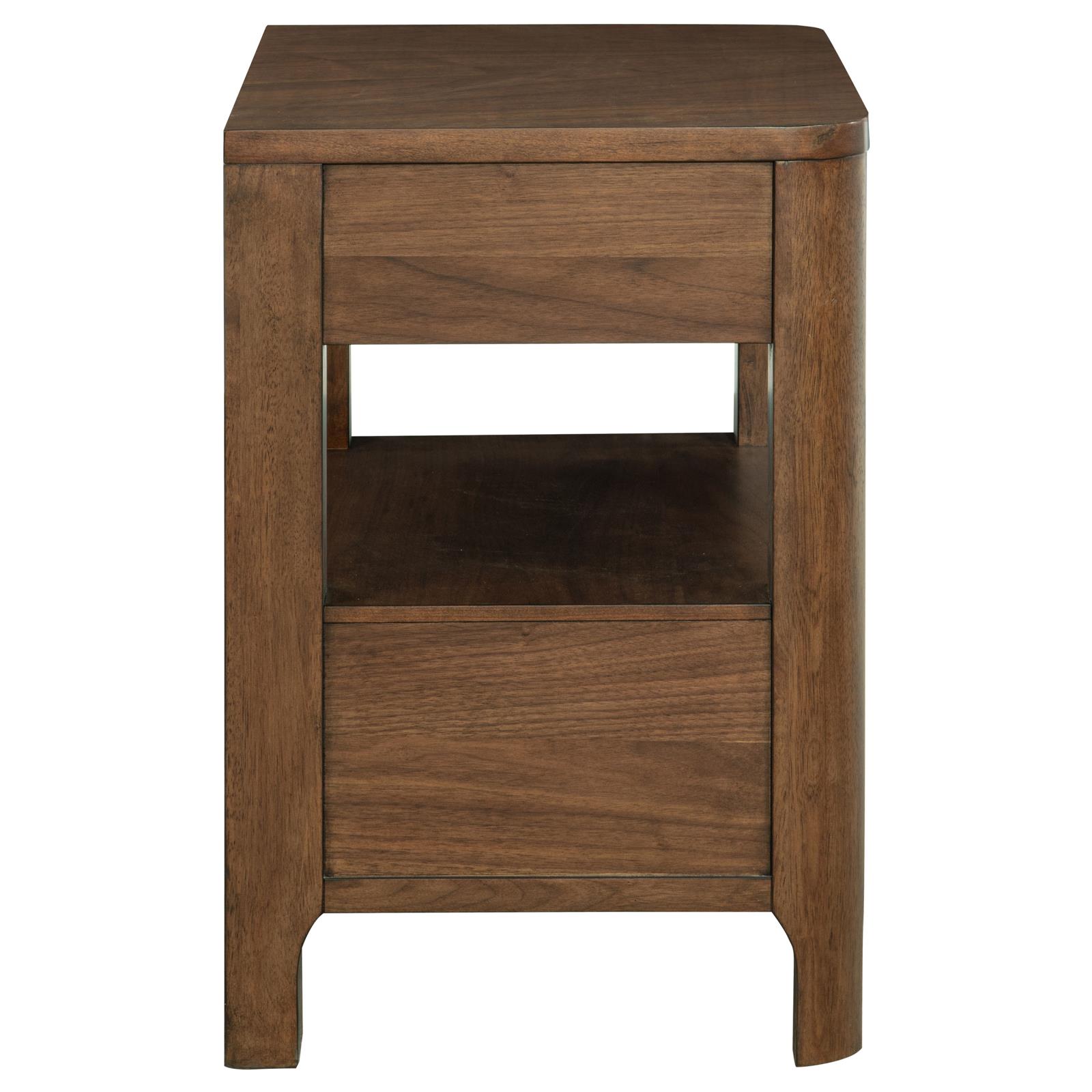 Maderia 2-drawer Nightstand Bedside Table Walnut - Image 9