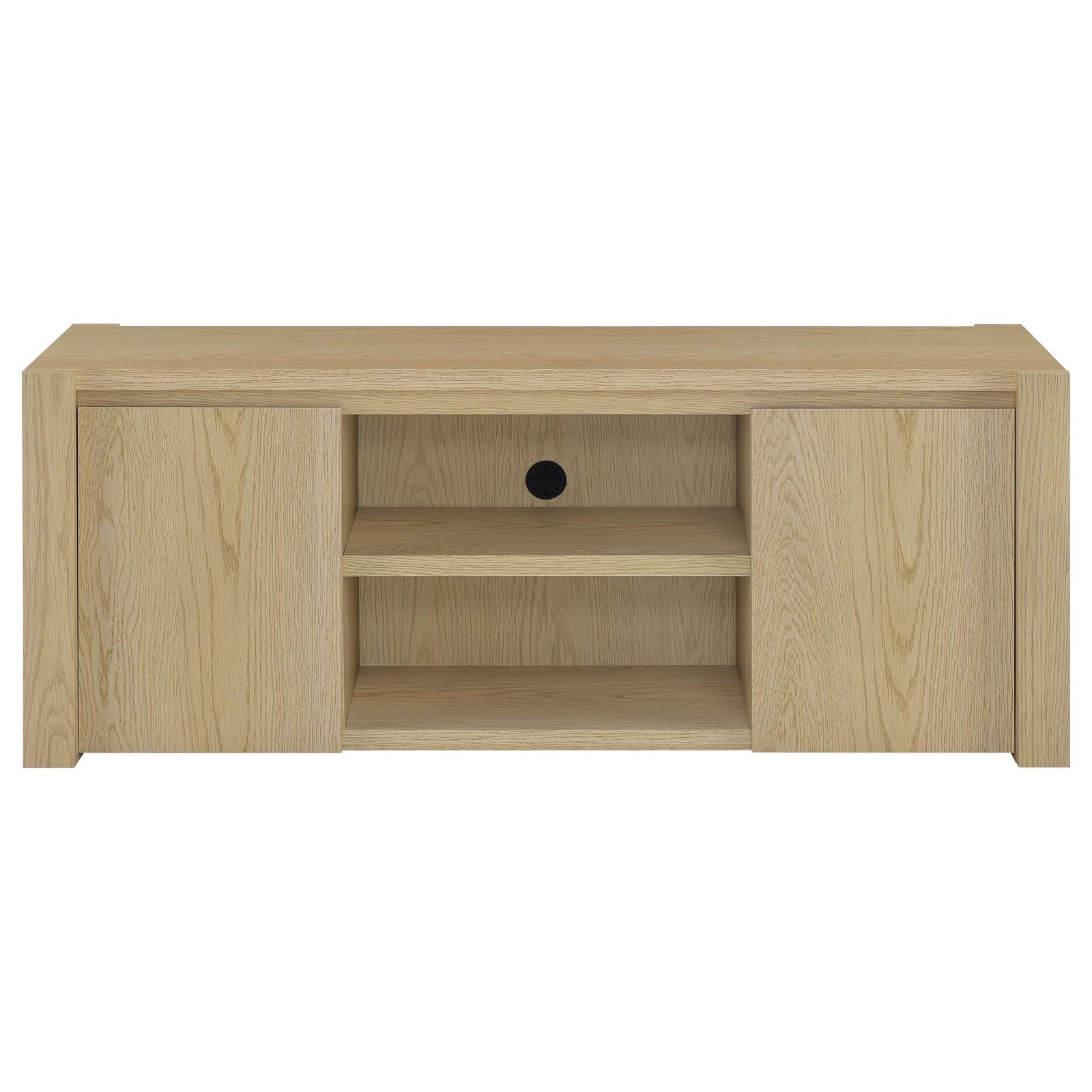 Laurelton 3-piece Entertainment Center TV Stand Light Oak - Image 5