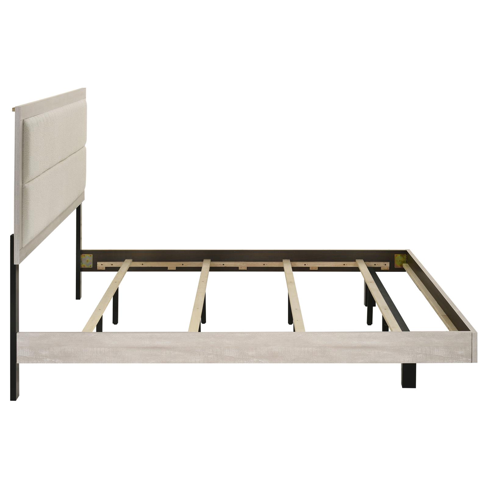 Trenton 54-inch Wood Eastern King Panel Bed Rustic Cream - Image 6