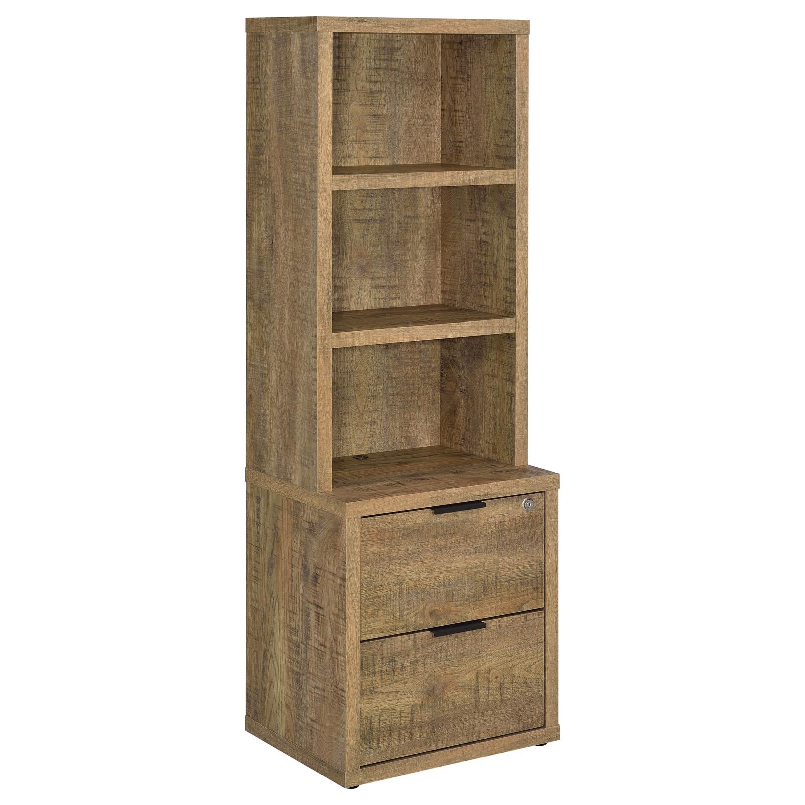 Westpark 3-piece Full Bedroom Set Bookcase Headboard Mango - Image 8