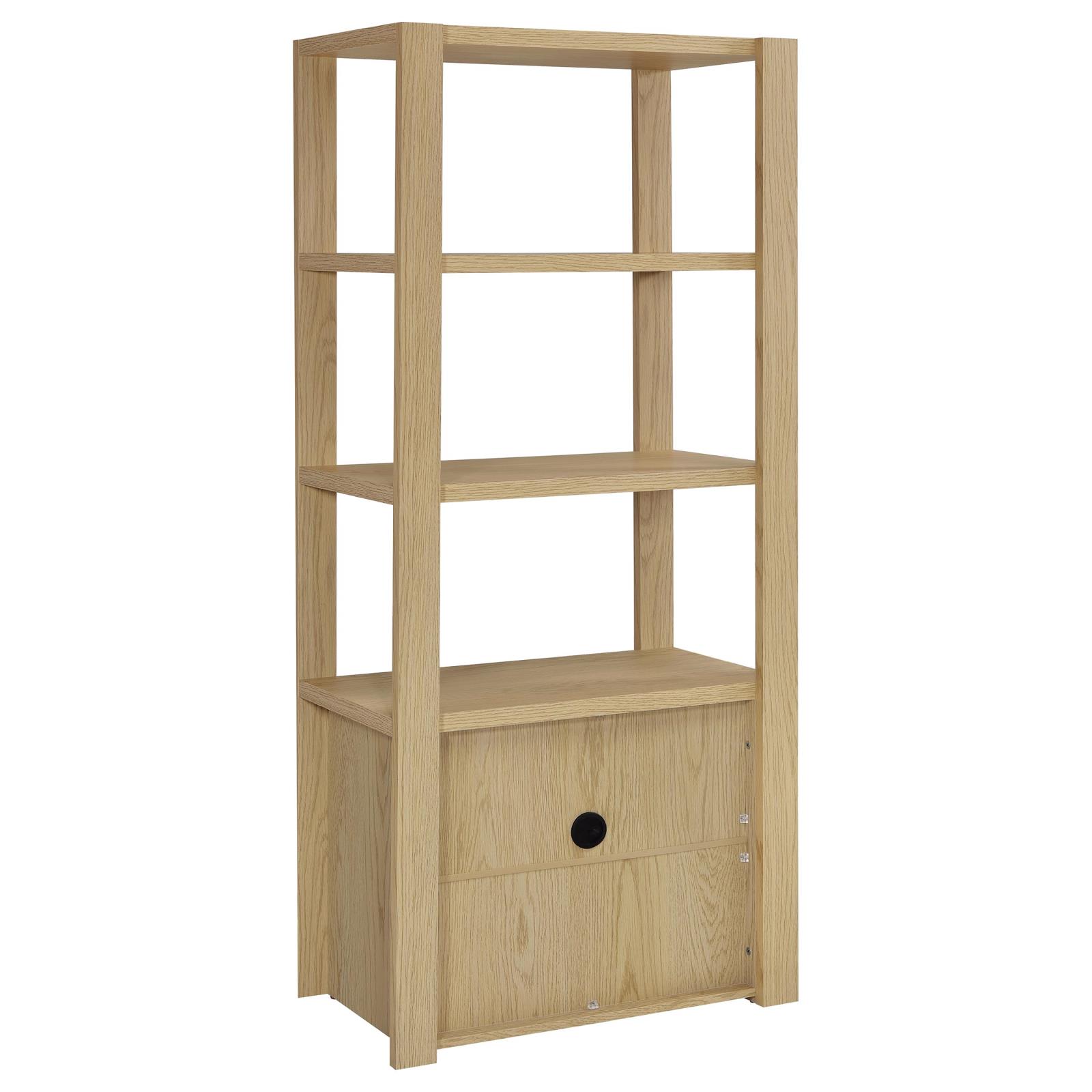 Laurelton 3-piece Entertainment Center TV Stand Light Oak - Image 15