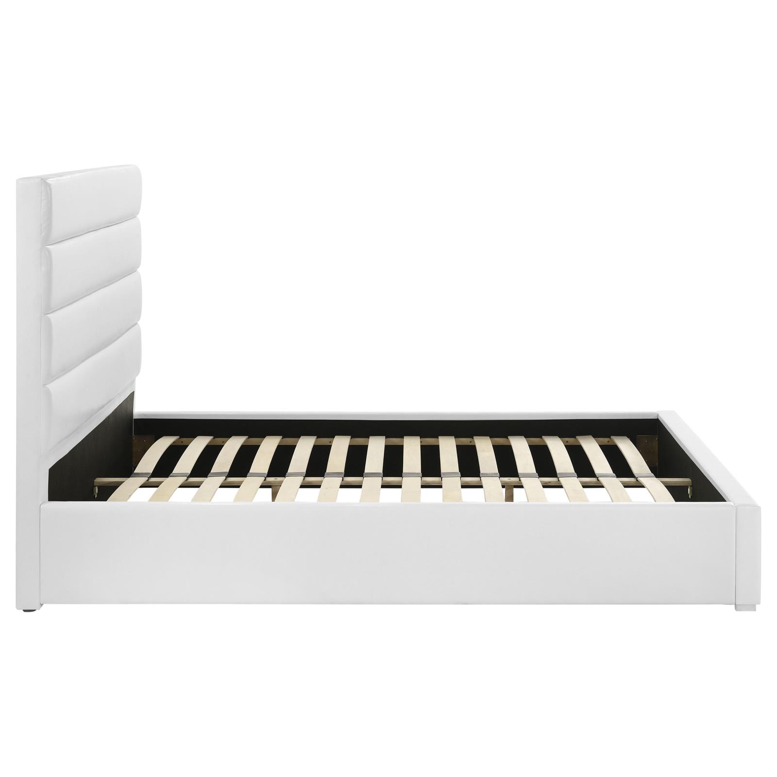 Felicity 53-inch Upholstered Queen Platform Bed White - Image 6