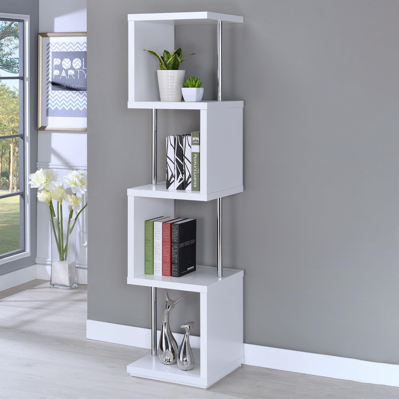Baxter 67-inch 4-shelf Bookshelf - Image 2