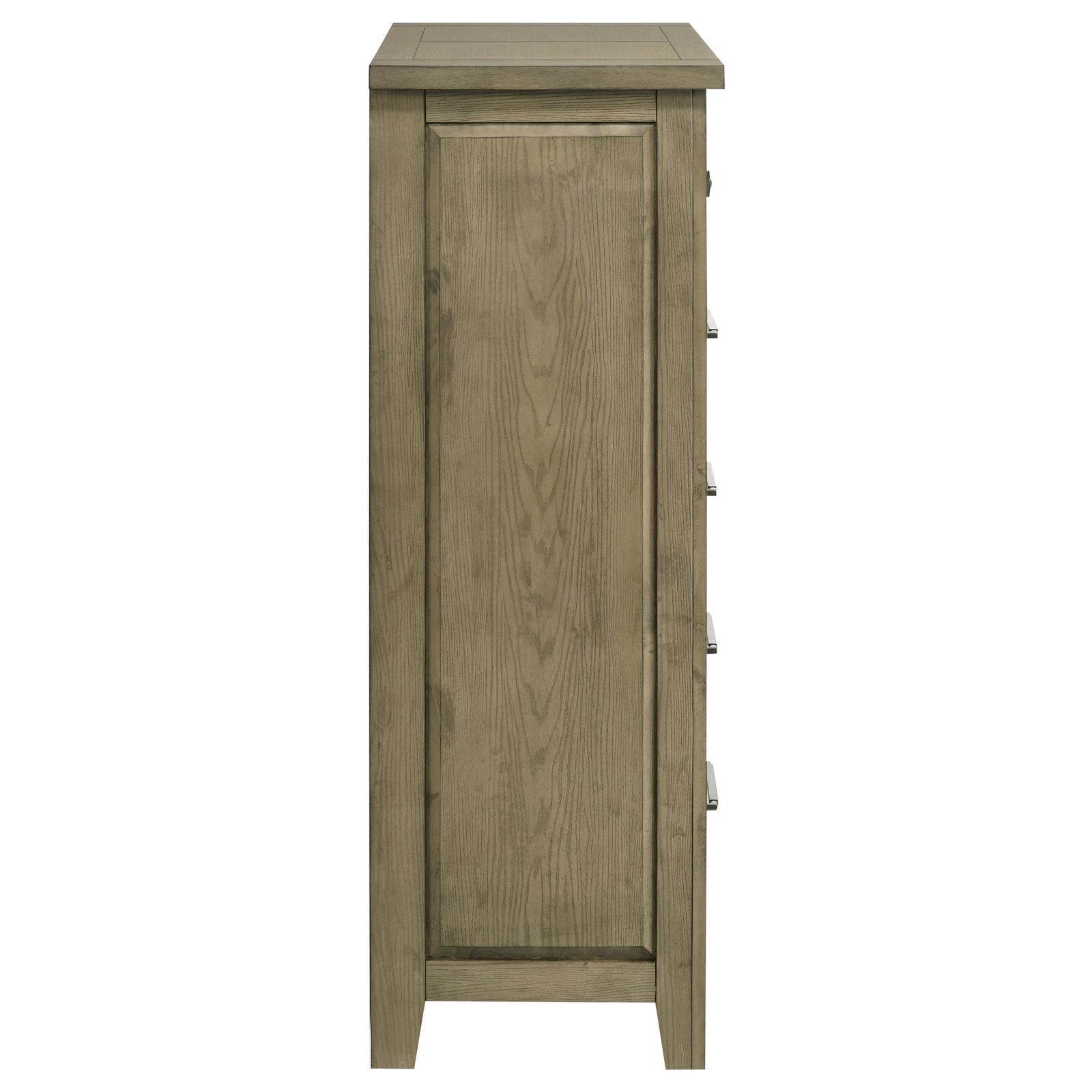 Hazlewood 5-drawer Bedroom Chest of Drawers Vineyard Oak - Image 9