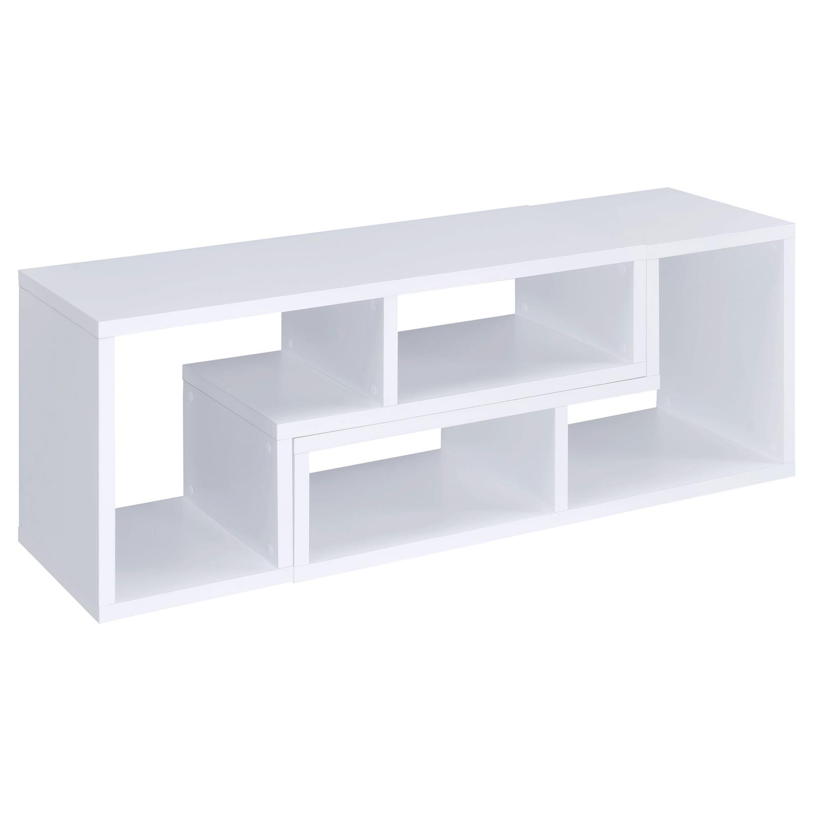Velma Multipurpose TV Stand and Bookshelf White - Image 13