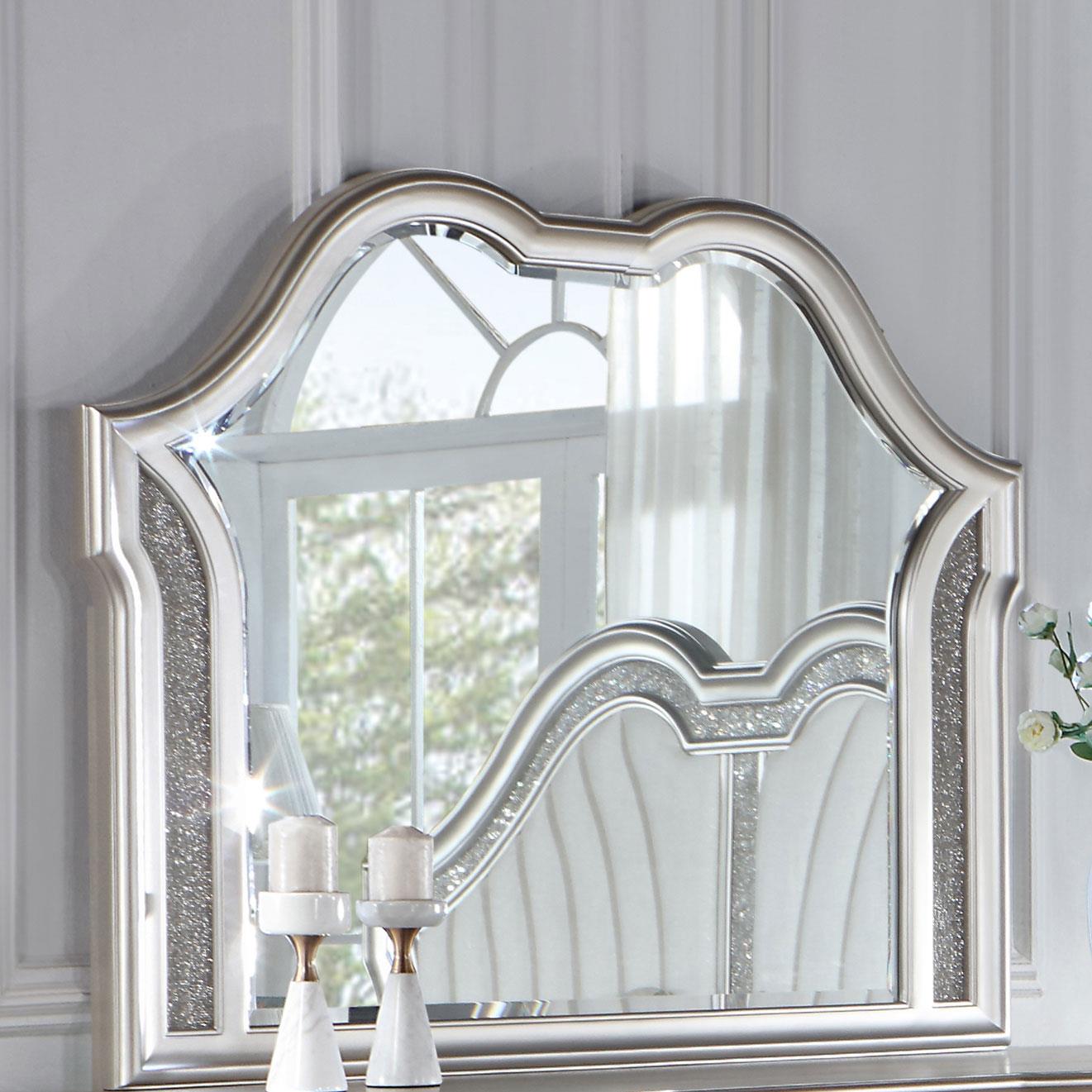 Evangeline Dresser Mirror Silver Oak - Image 2