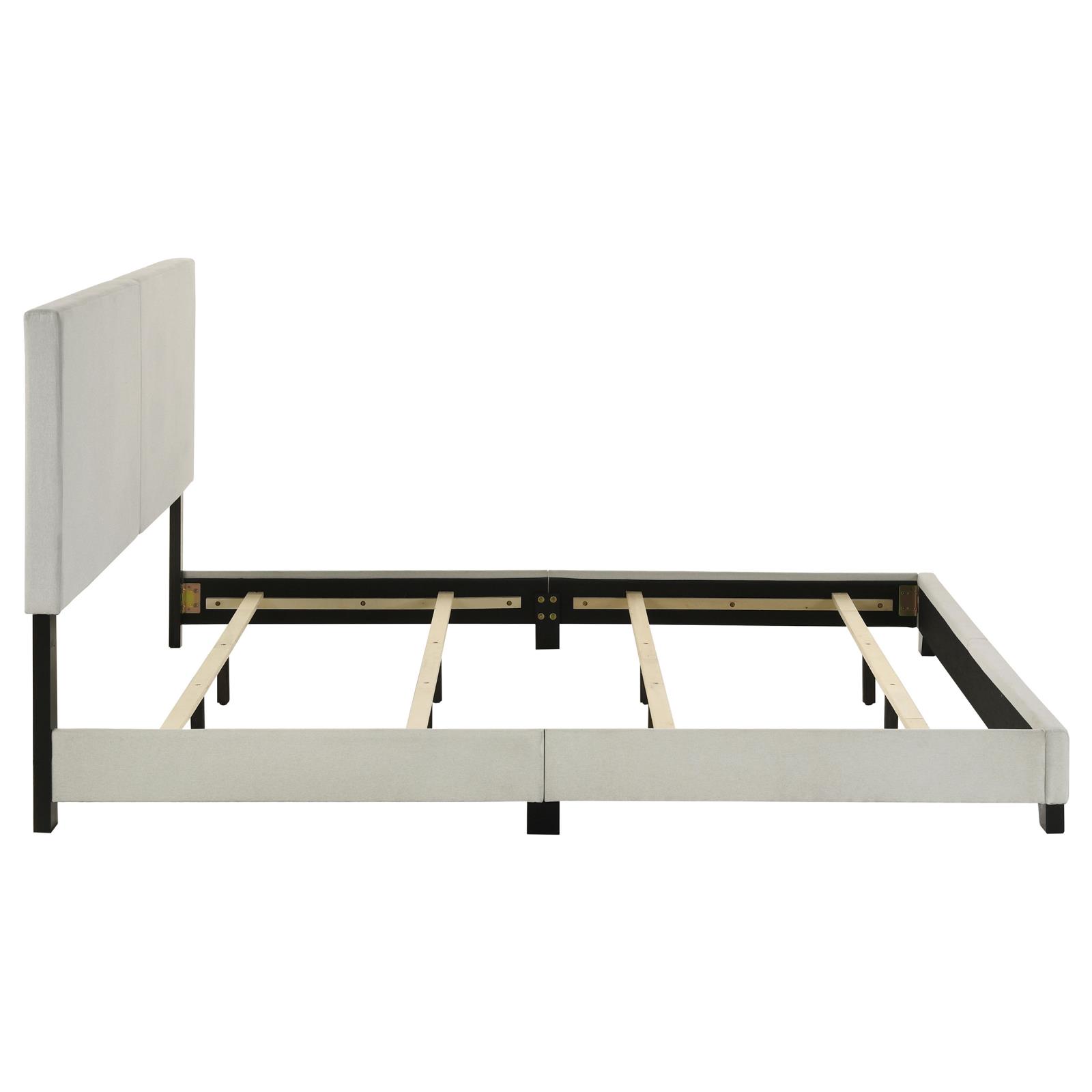 Dorian Fabric Upholstered Eastern King Panel Bed - Image 14