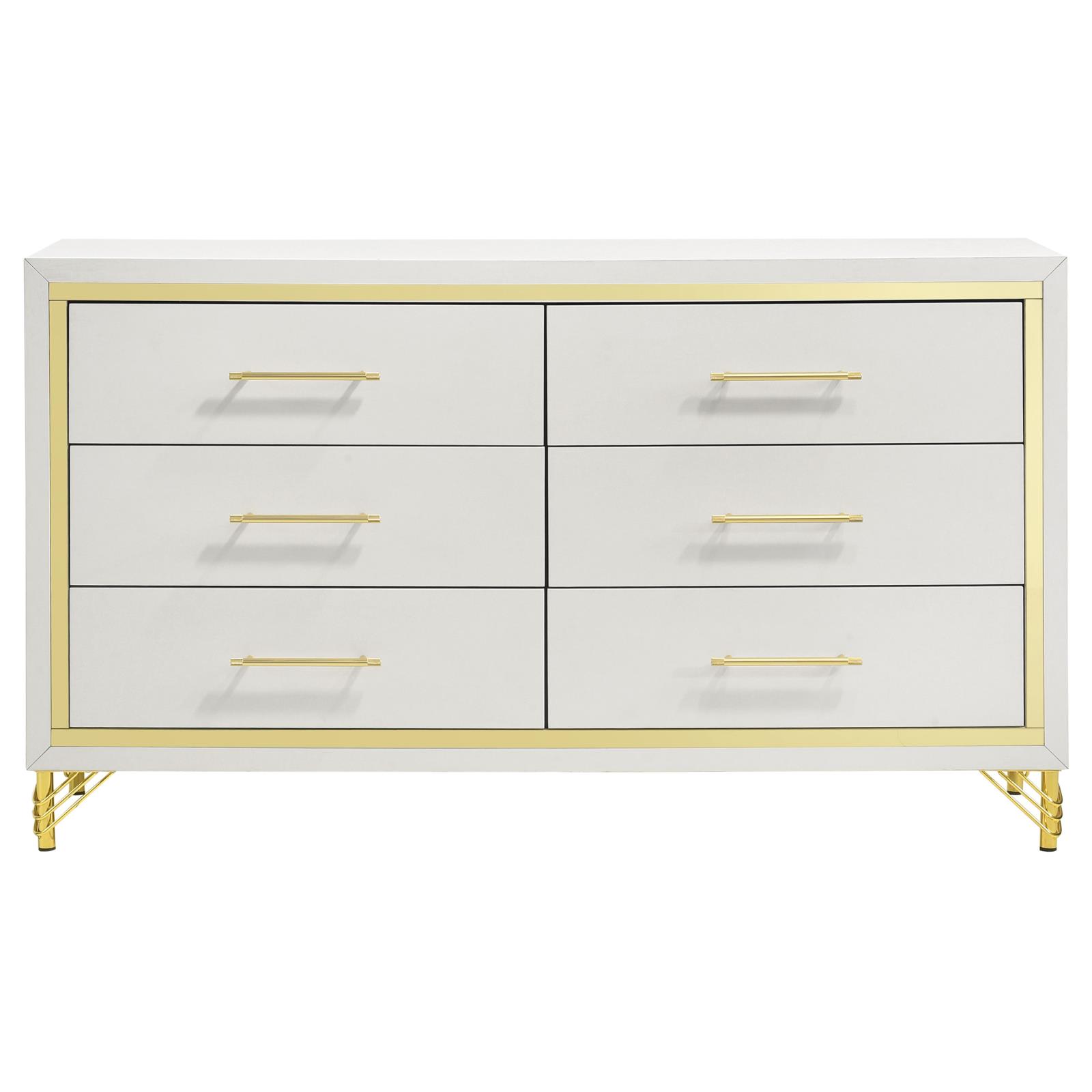 Lucia Bedroom Set Beige and White - Image 9