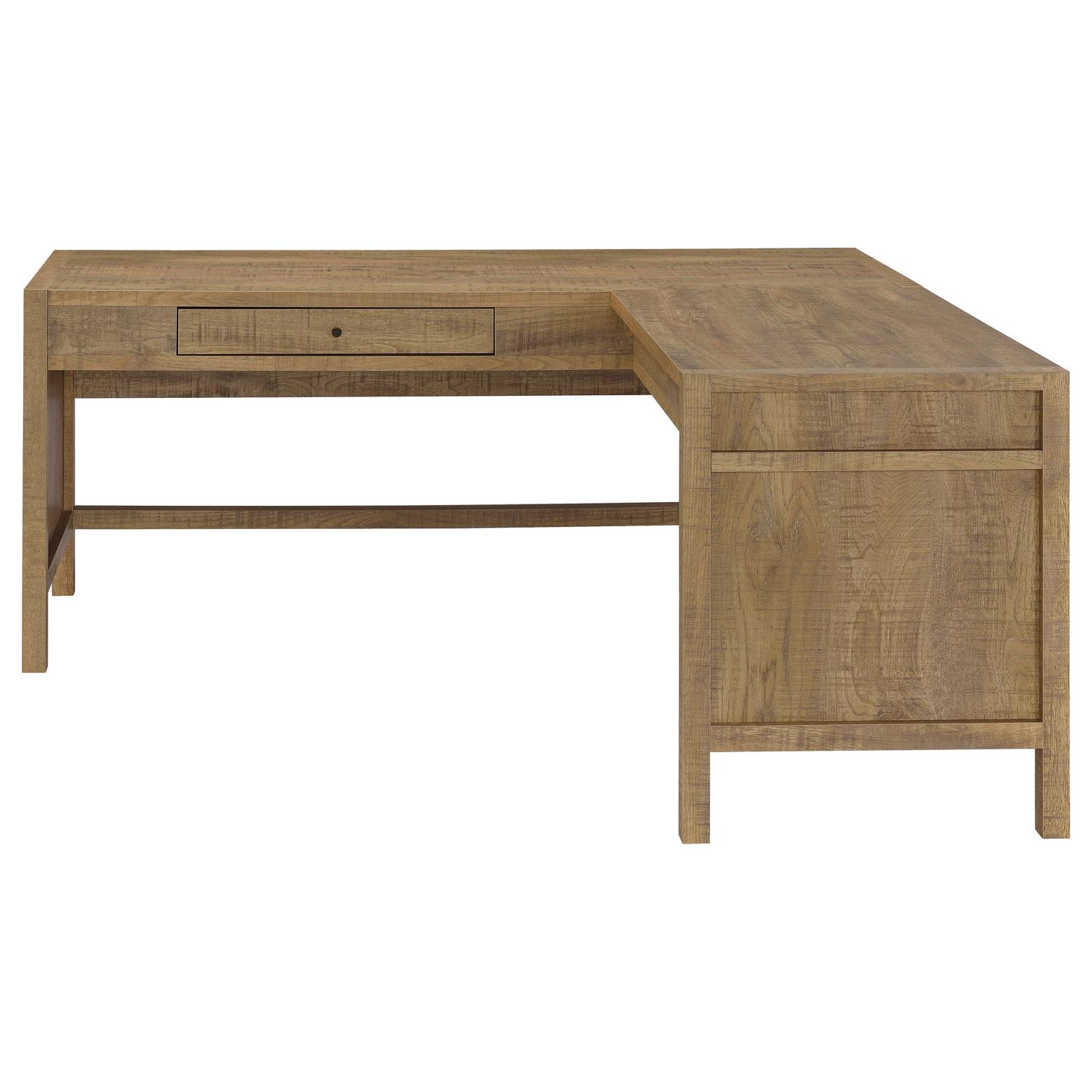 Hogan 1-drawer Lift Top L-shape Computer Writing Desk Mango - Image 3