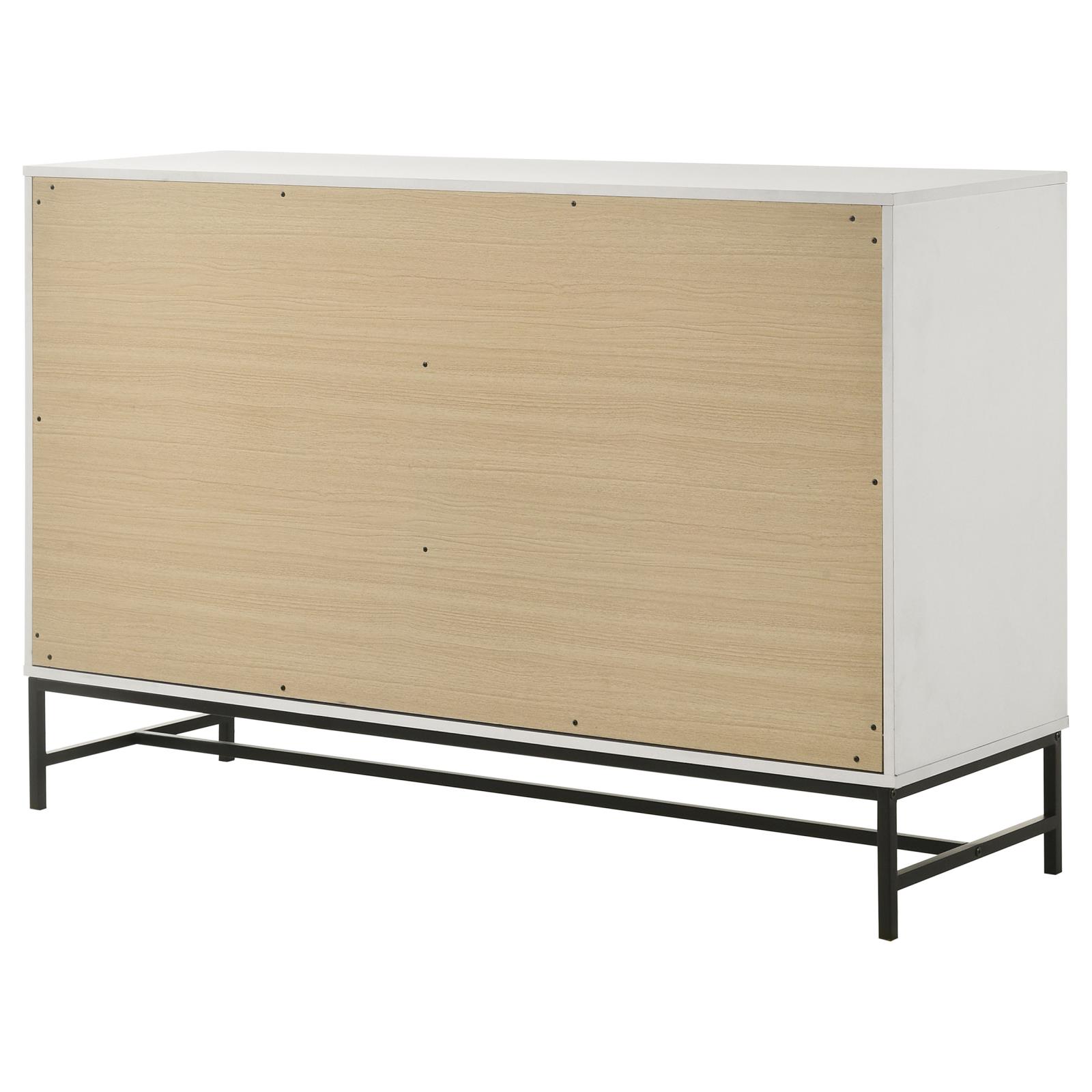 Sonora 6-drawer Bedroom Dresser White - Image 8