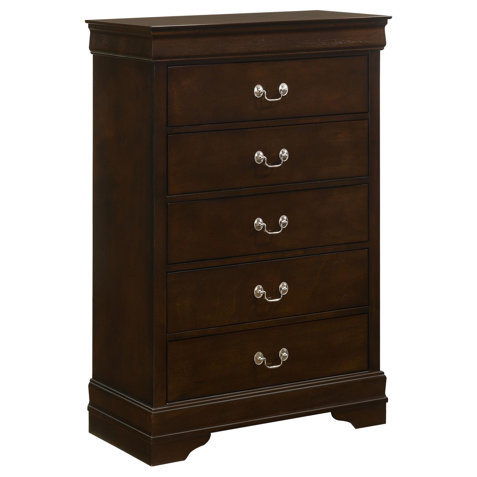 Louis Philippe 5-drawer Bedroom Chest - Image 2