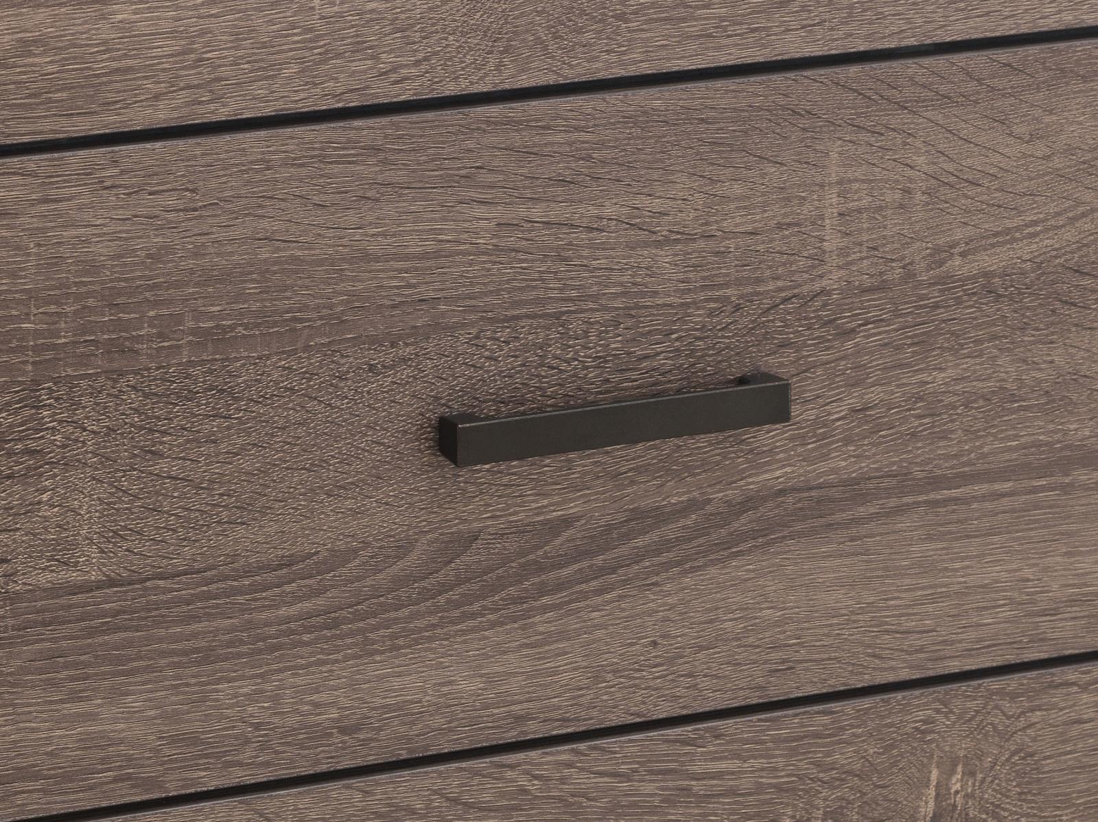 Brantford Wood Eastern King Storage Panel Bed Barrel Oak - Image 8