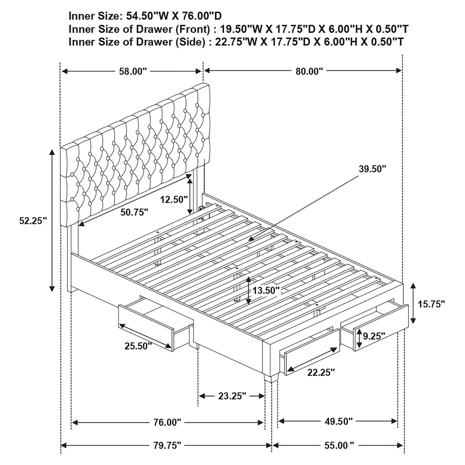 Soledad Upholstered Full Storage Panel Bed - Image 3