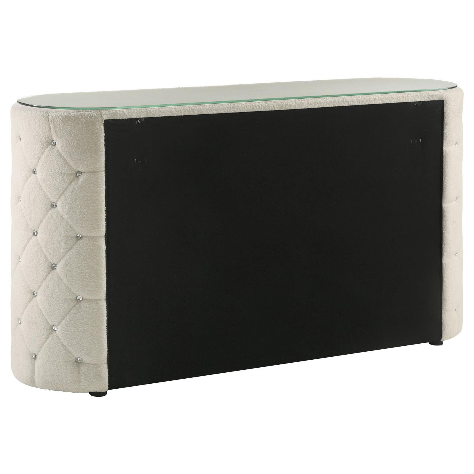 Sonya Upholstered Bedroom Set Ivory - Image 10