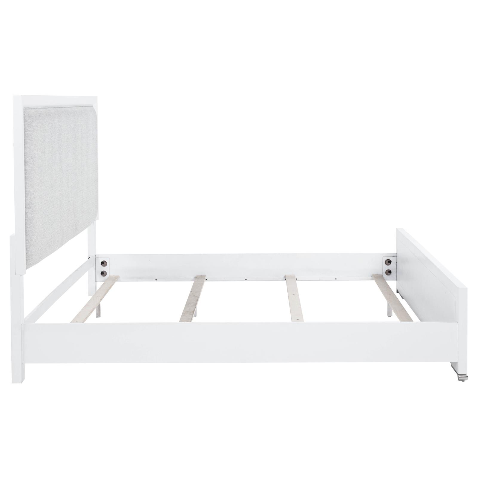 Gracemont 57-inch Eastern King Panel Bed Grey and White - Image 6