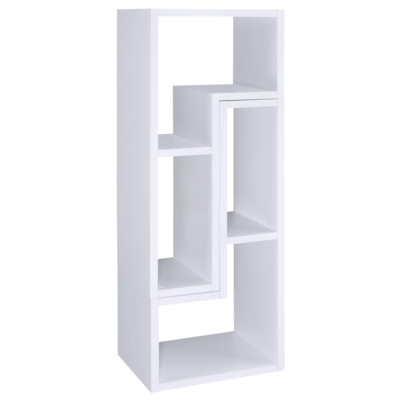 Velma Multipurpose TV Stand and Bookshelf White - Image 9
