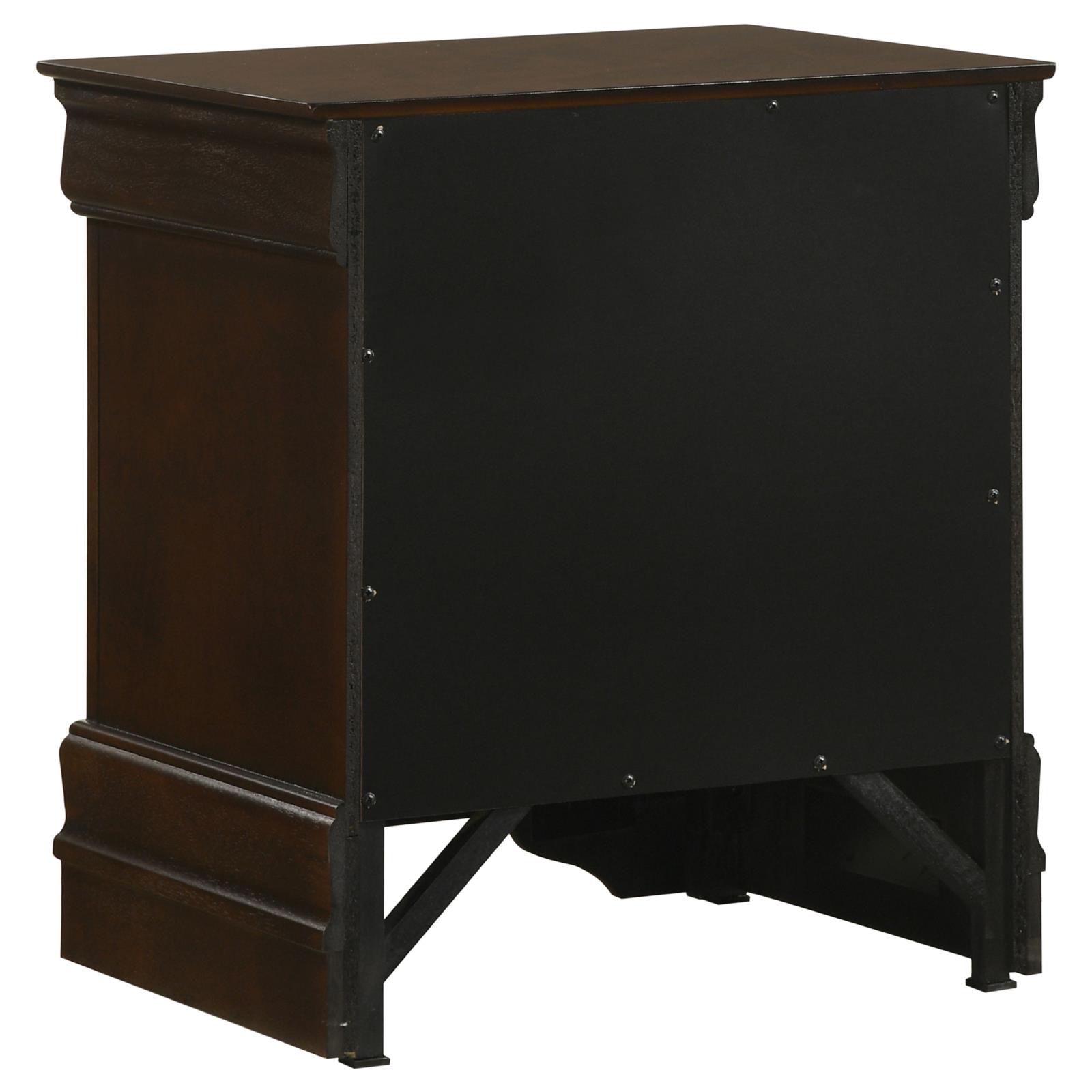 Louis Philippe 2-drawer Nightstand Cappuccino - Image 6
