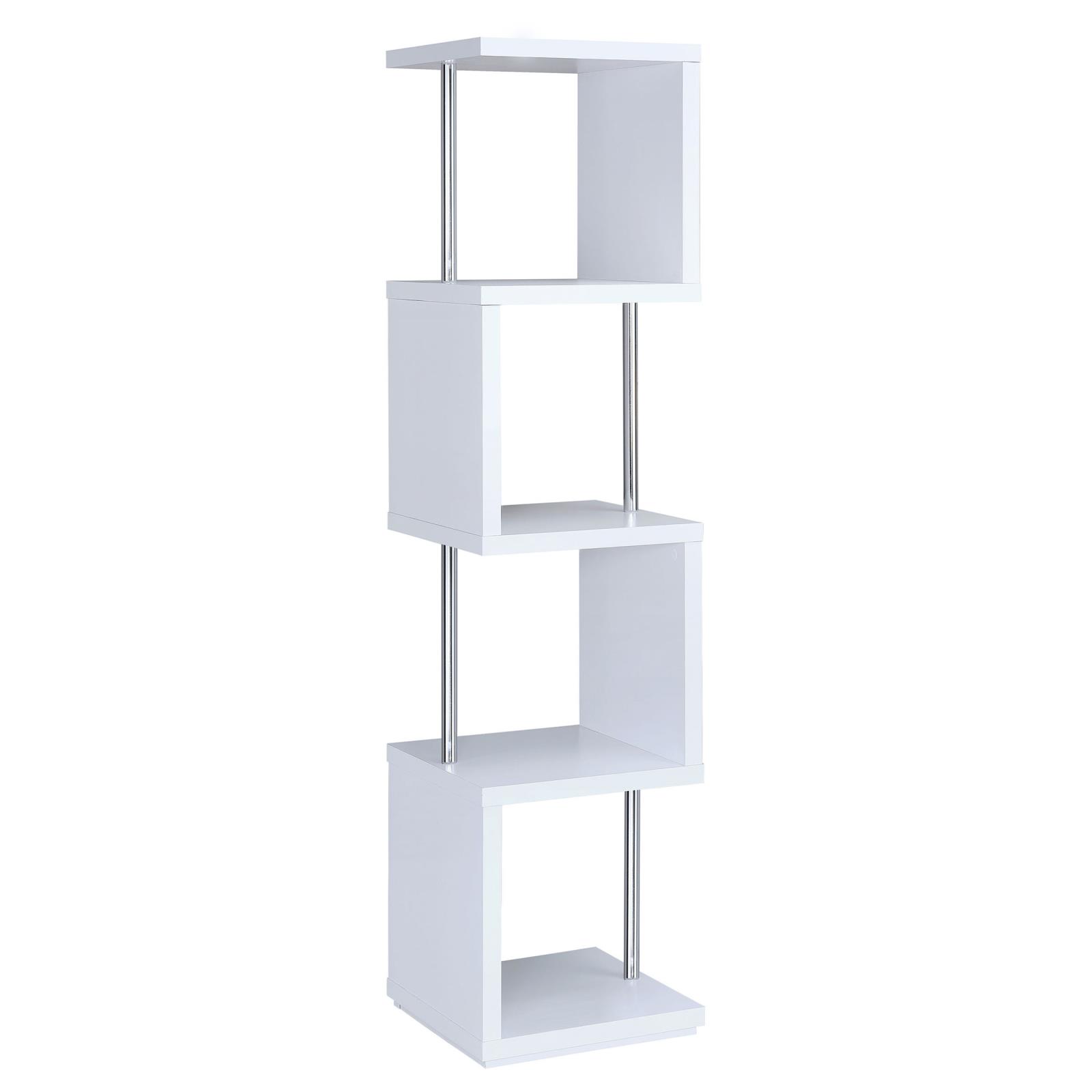 Baxter 67-inch 4-shelf Bookshelf - Image 4