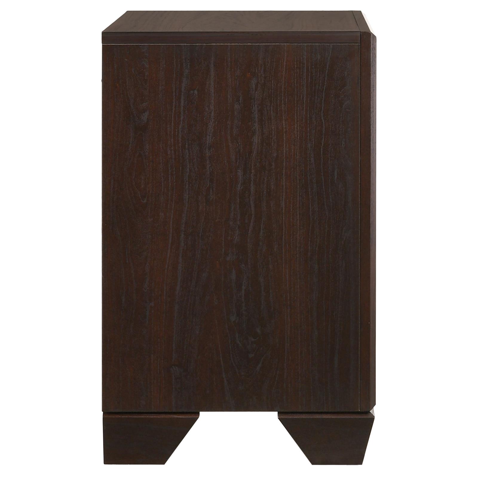 Kauffman 2-drawer Nightstand Dark Cocoa - Image 9