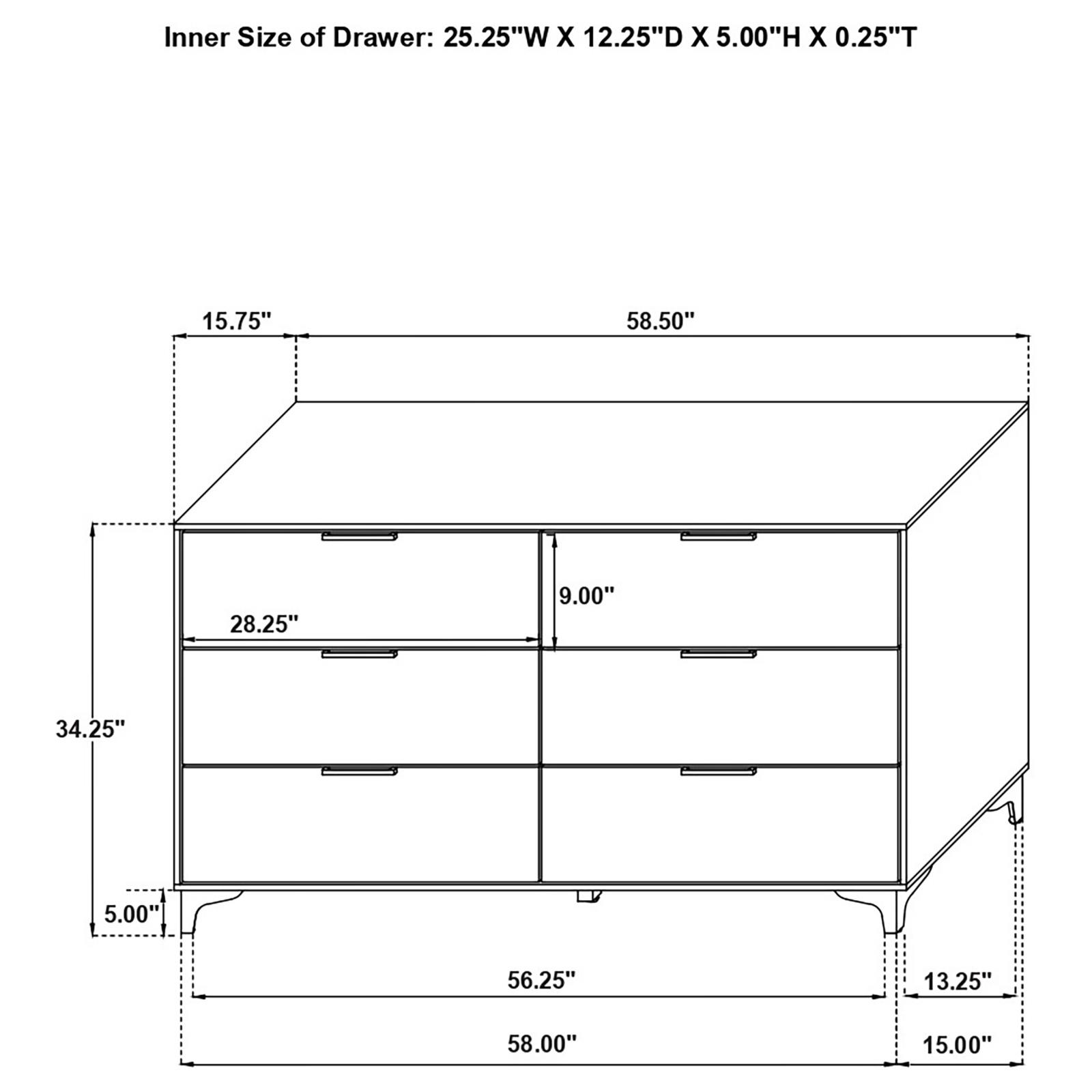 Kendall Bedroom Set White - Image 14