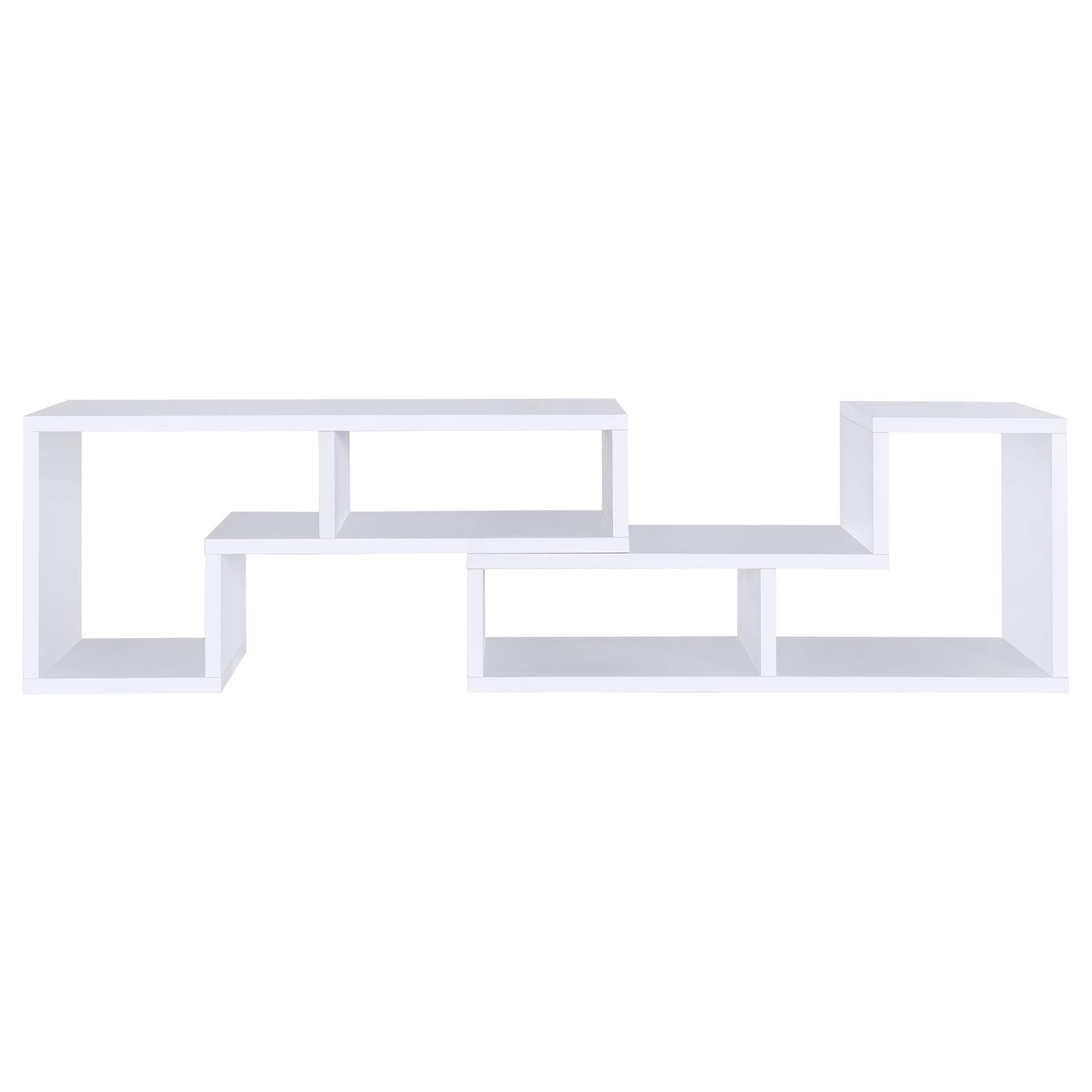 Velma Multipurpose TV Stand and Bookshelf White - Image 16