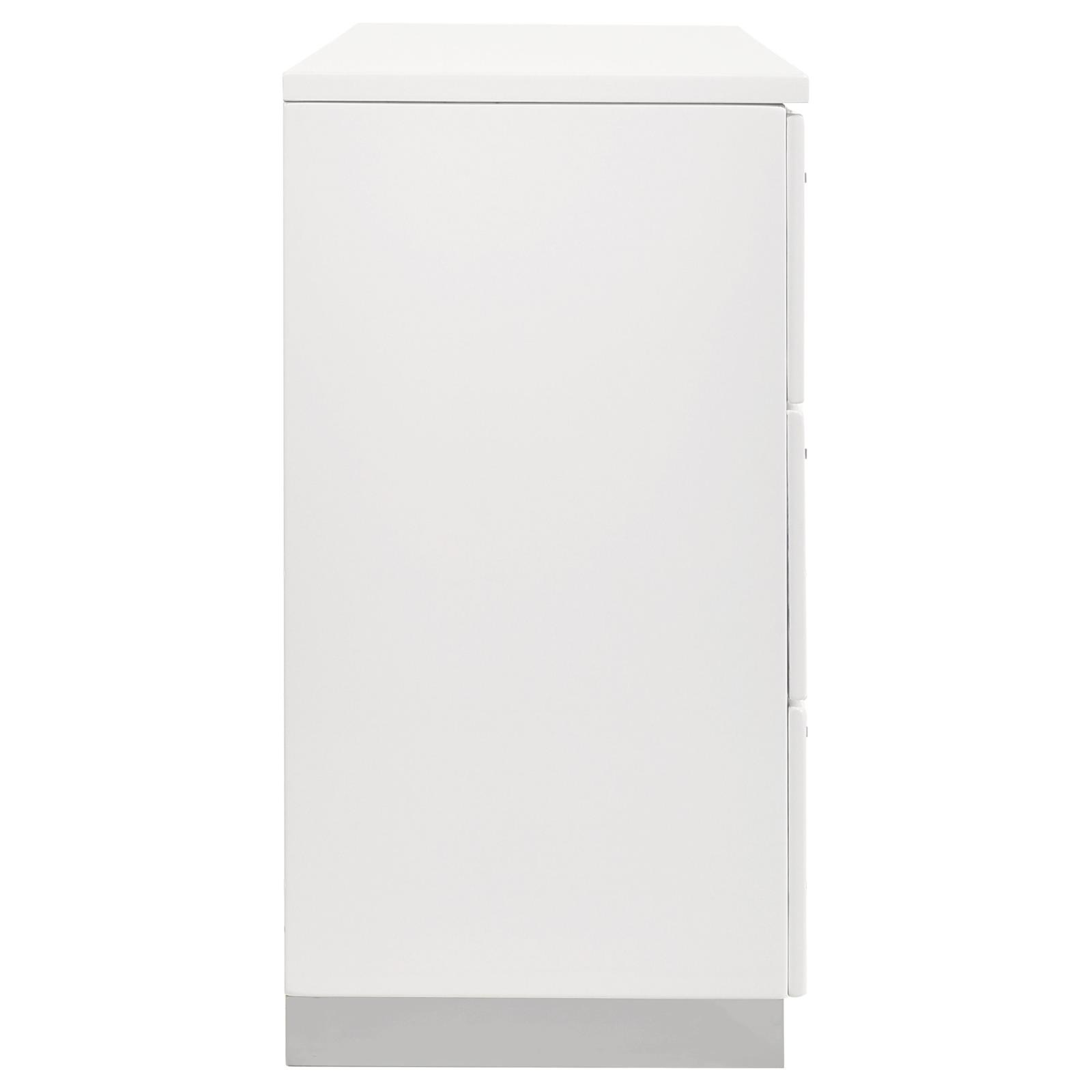 Felicity 6-drawer Dresser White High Gloss - Image 9