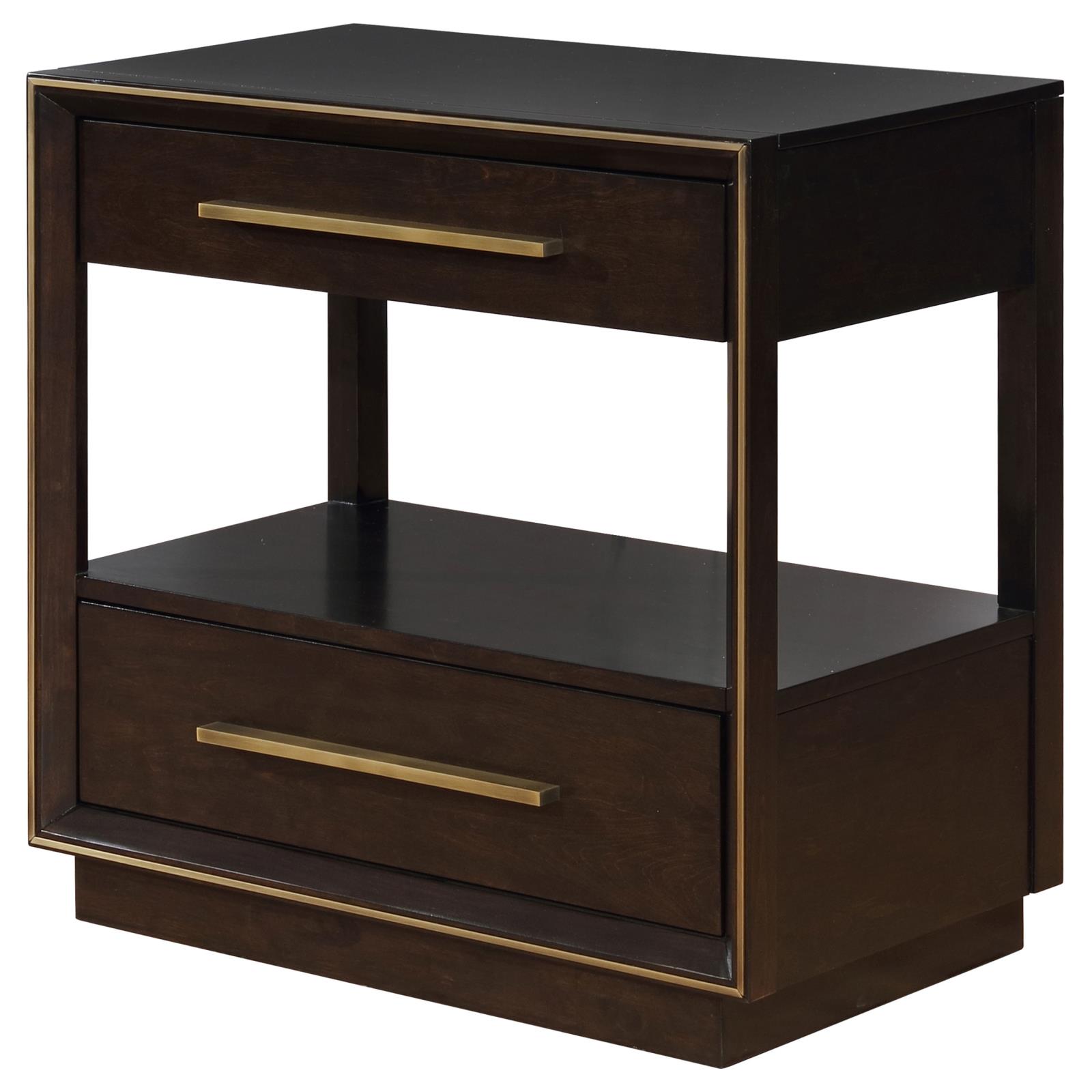 Durango 2-drawer Nightstand Smoked Peppercorn - Image 4