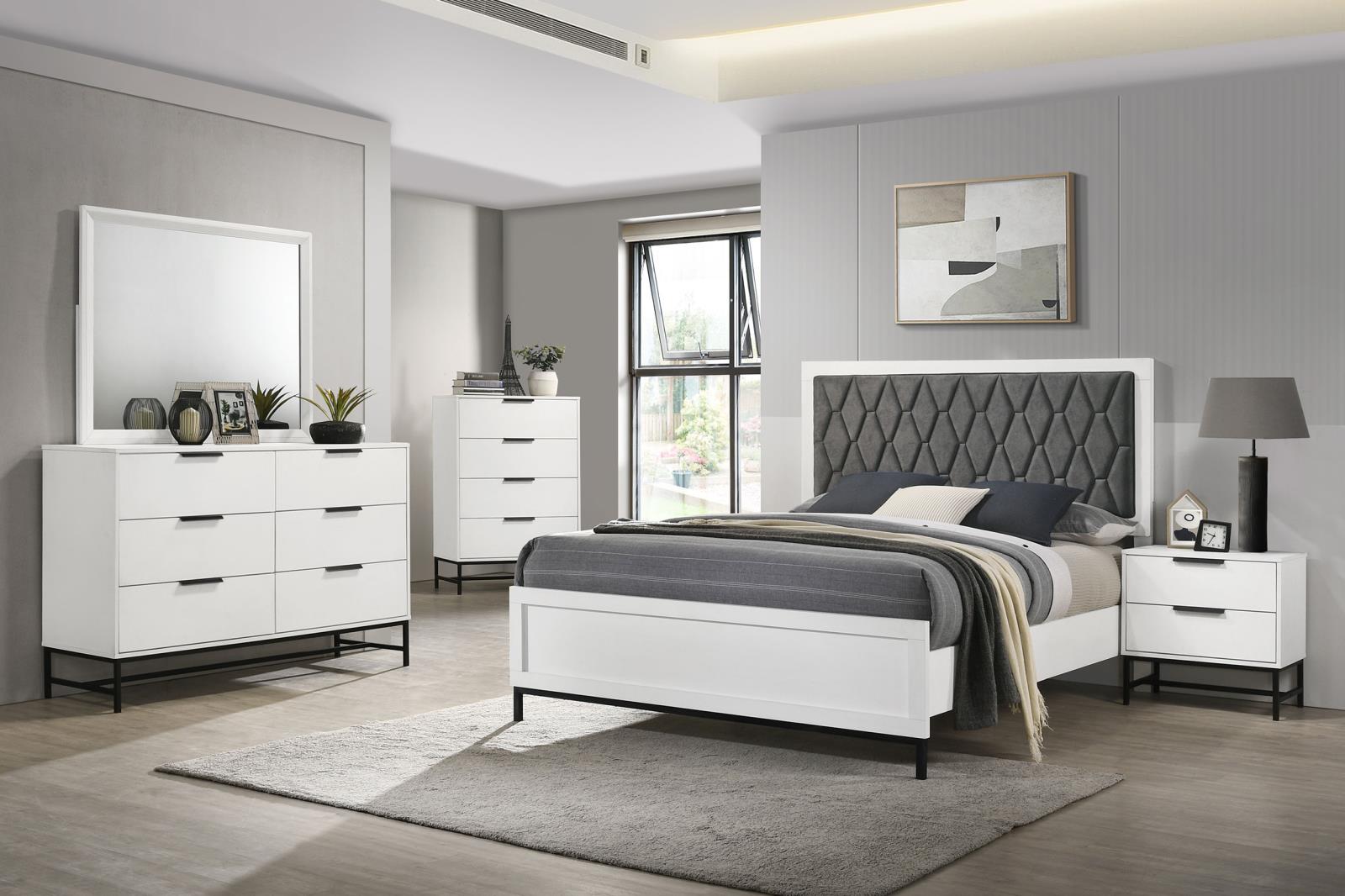Sonora 6-drawer Dresser with Mirror White - Image 13