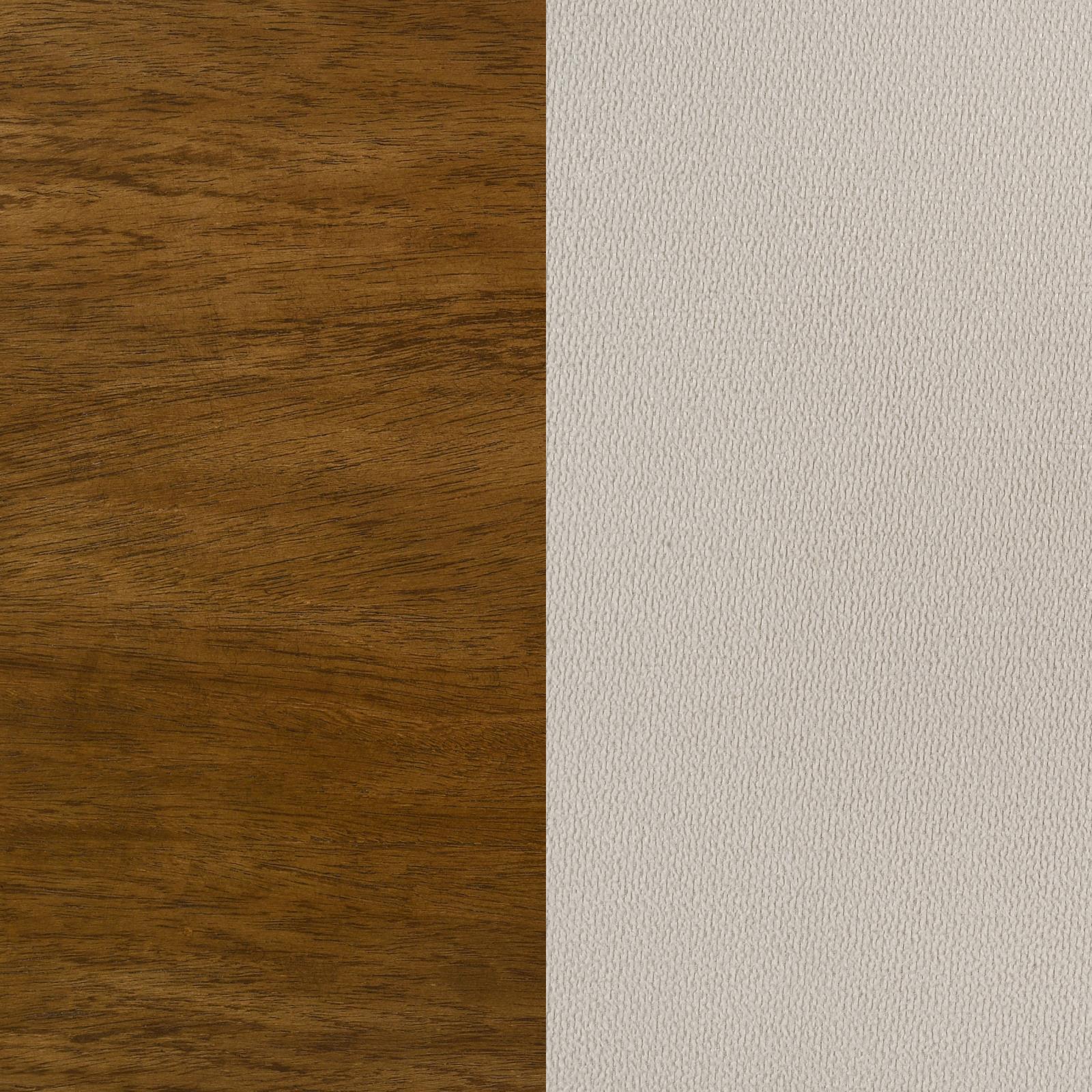Adderley Eastern King Wood Panel Bed Cream and Warm Brown - Image 10