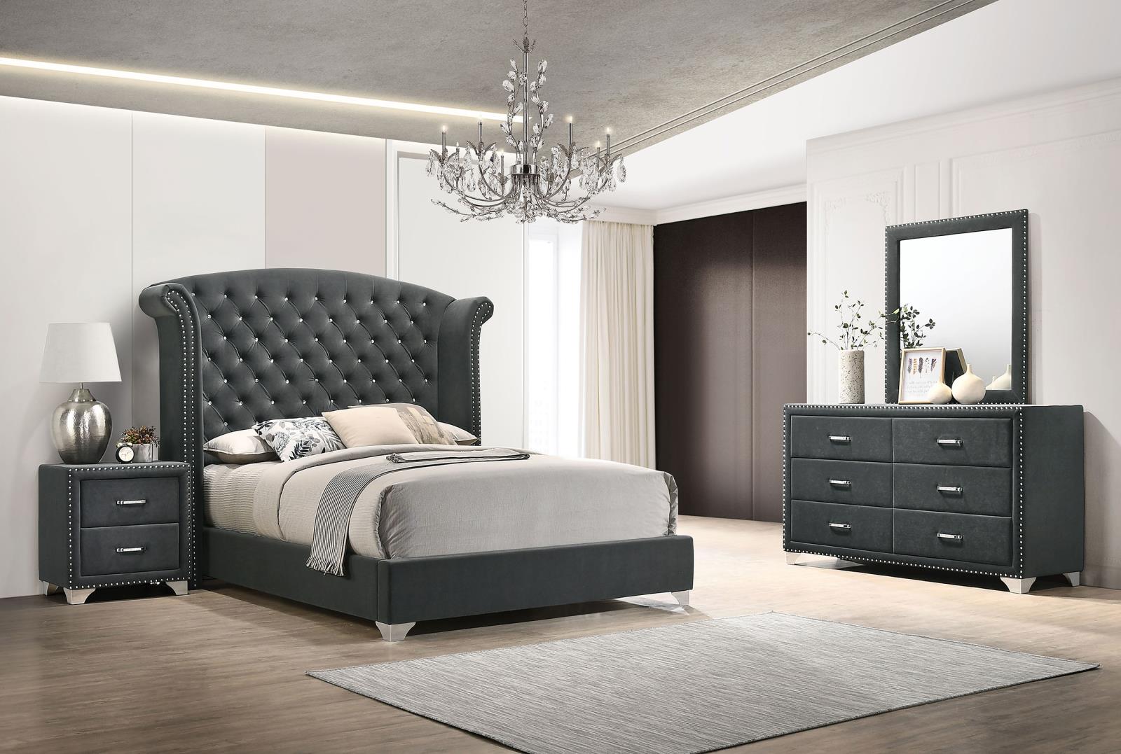 Melody Bedroom Set Grey - Image 2