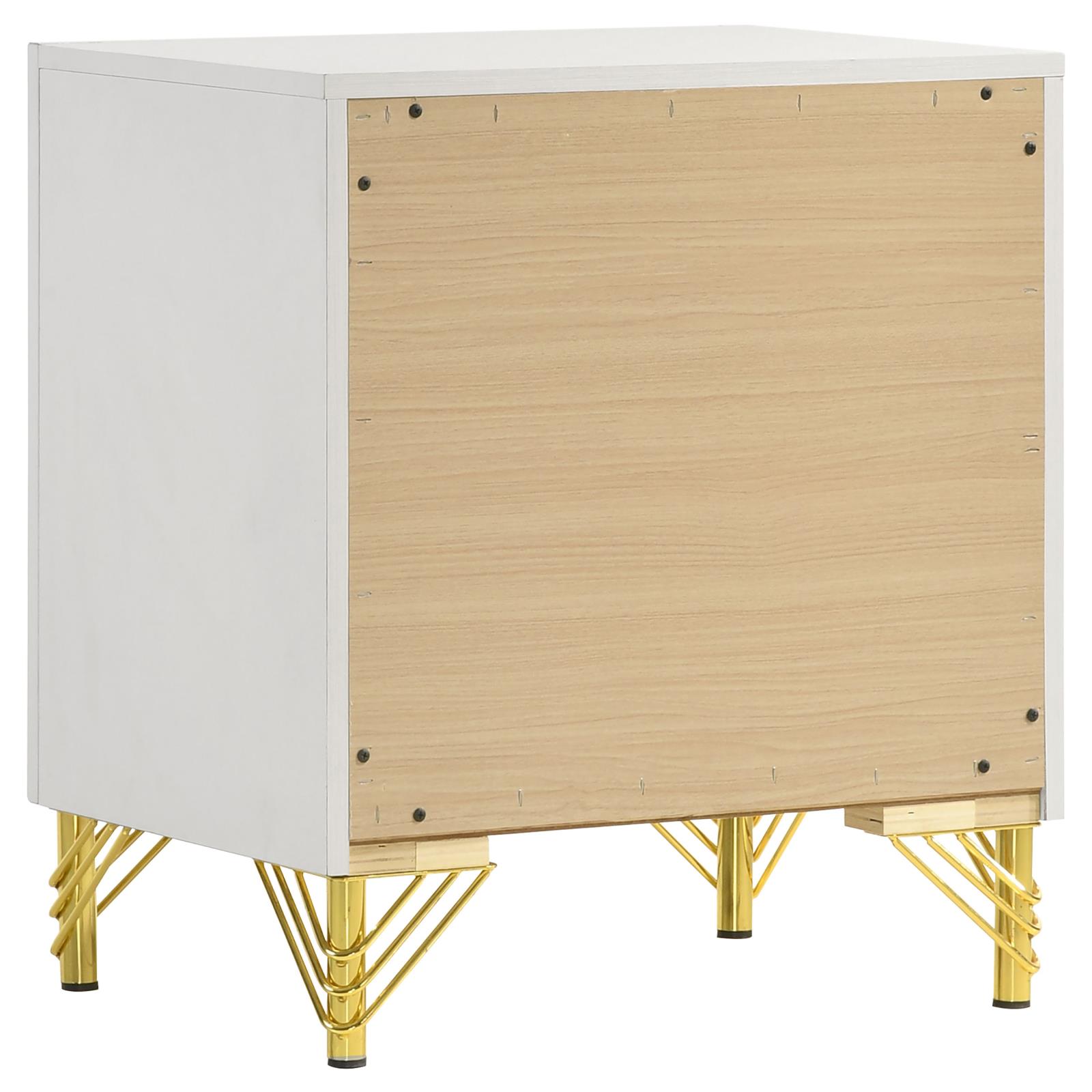 Lucia 2-drawer Nightstand Bedside Table - Image 6