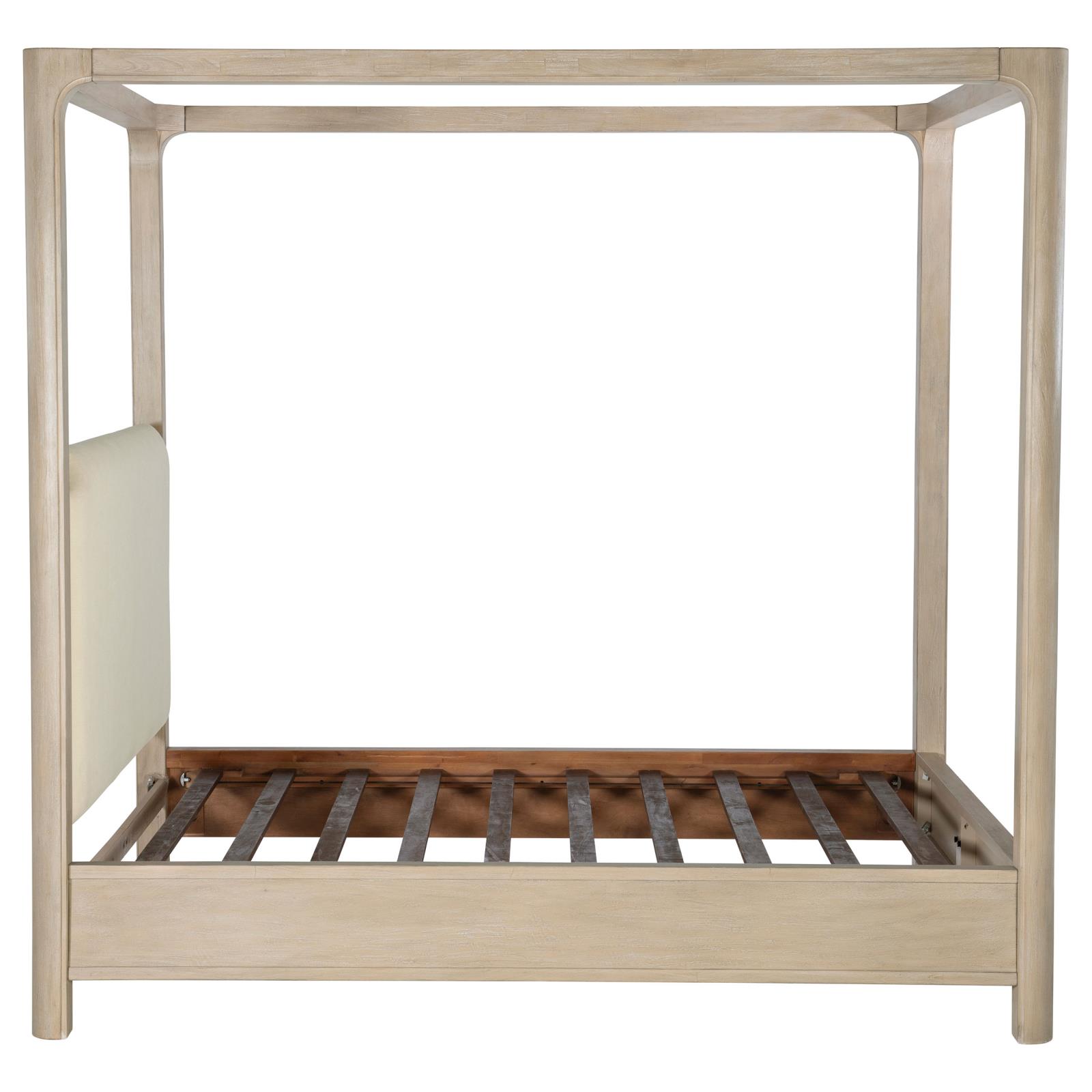 Solano 85-inch Eastern King Canopy Bed Weathered Mango - Image 9