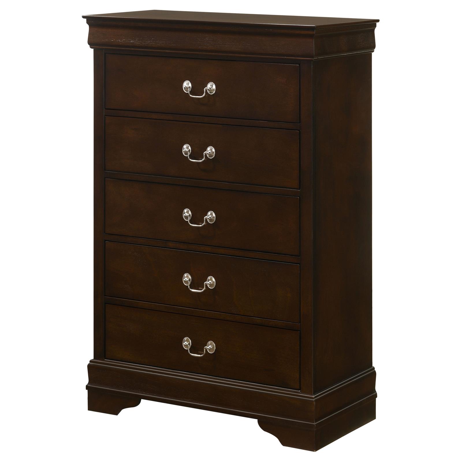 Louis Philippe 5-drawer Bedroom Chest - Image 5