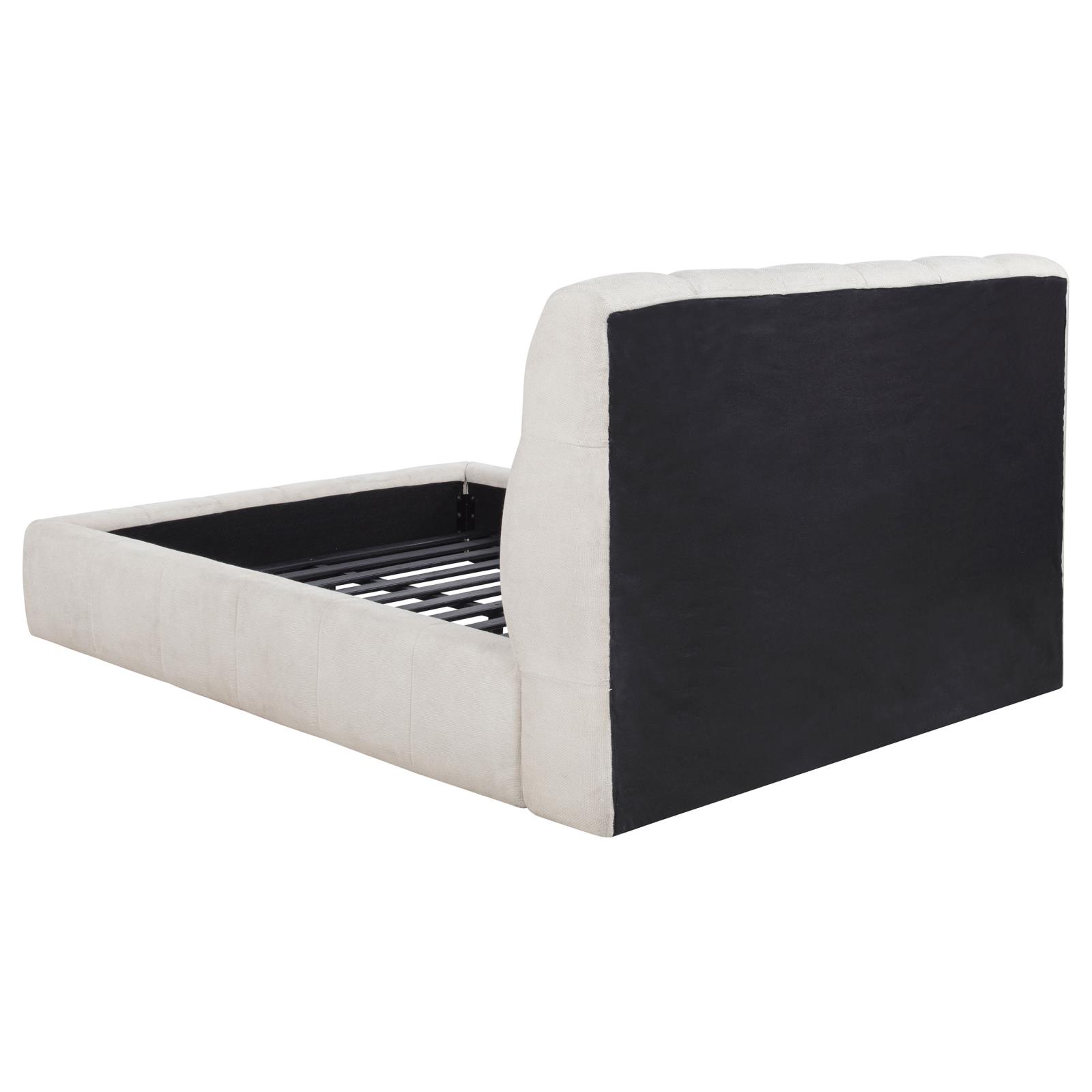 Nollet 48-inch Upholstered Queen Panel Platform Bed - Image 5