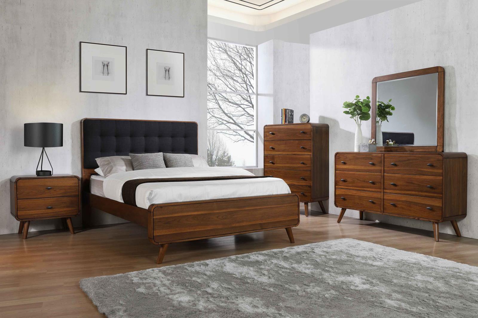 Robyn Dresser Mirror Dark Walnut - Image 6