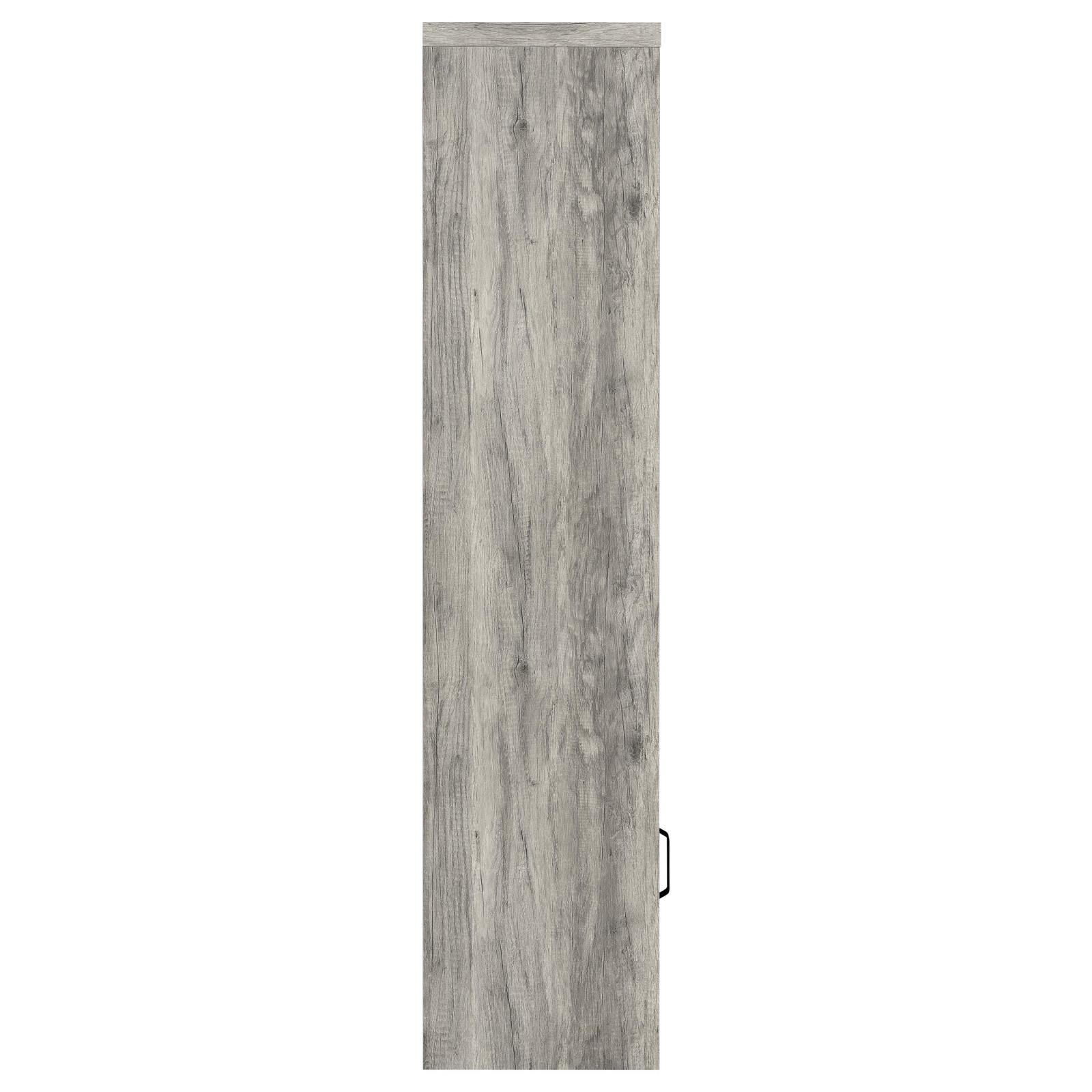 Burke 3-piece 59-inch TV Entertainment Center Grey Driftwood - Image 15